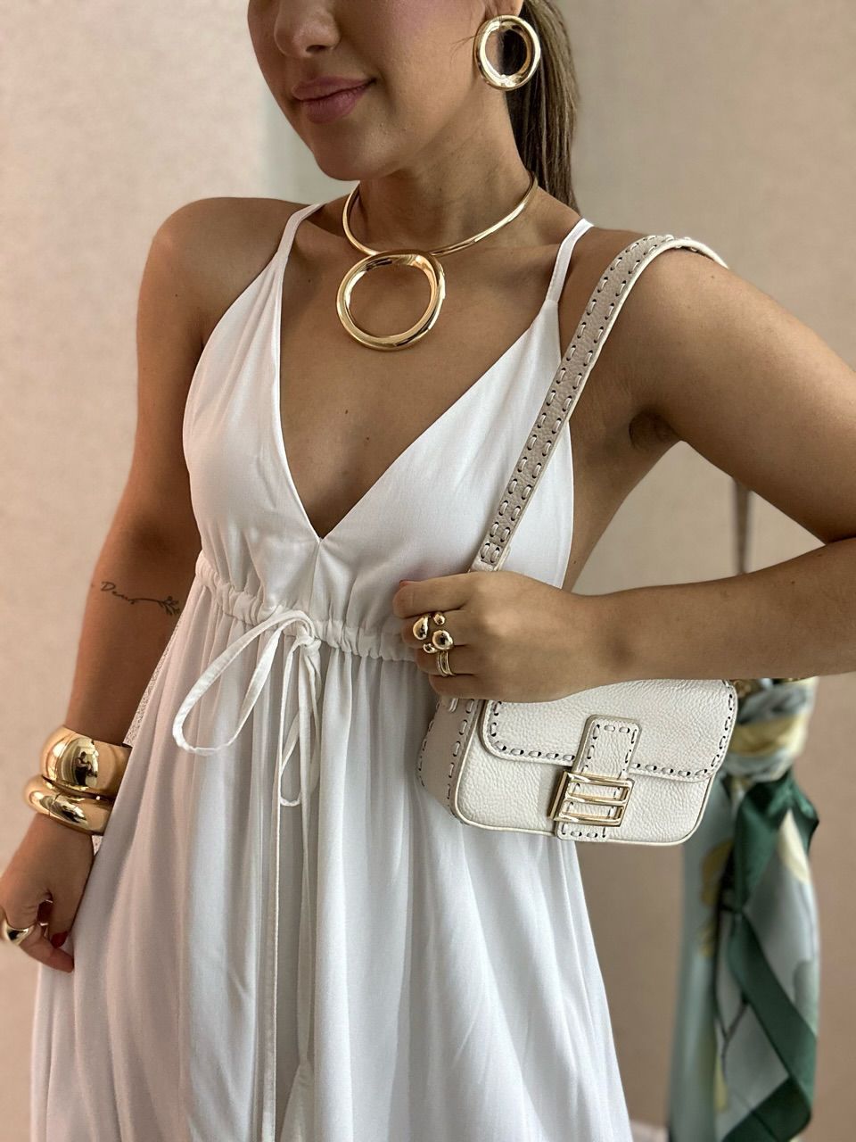 CONJUNTO SUZI CHOKER Dourado