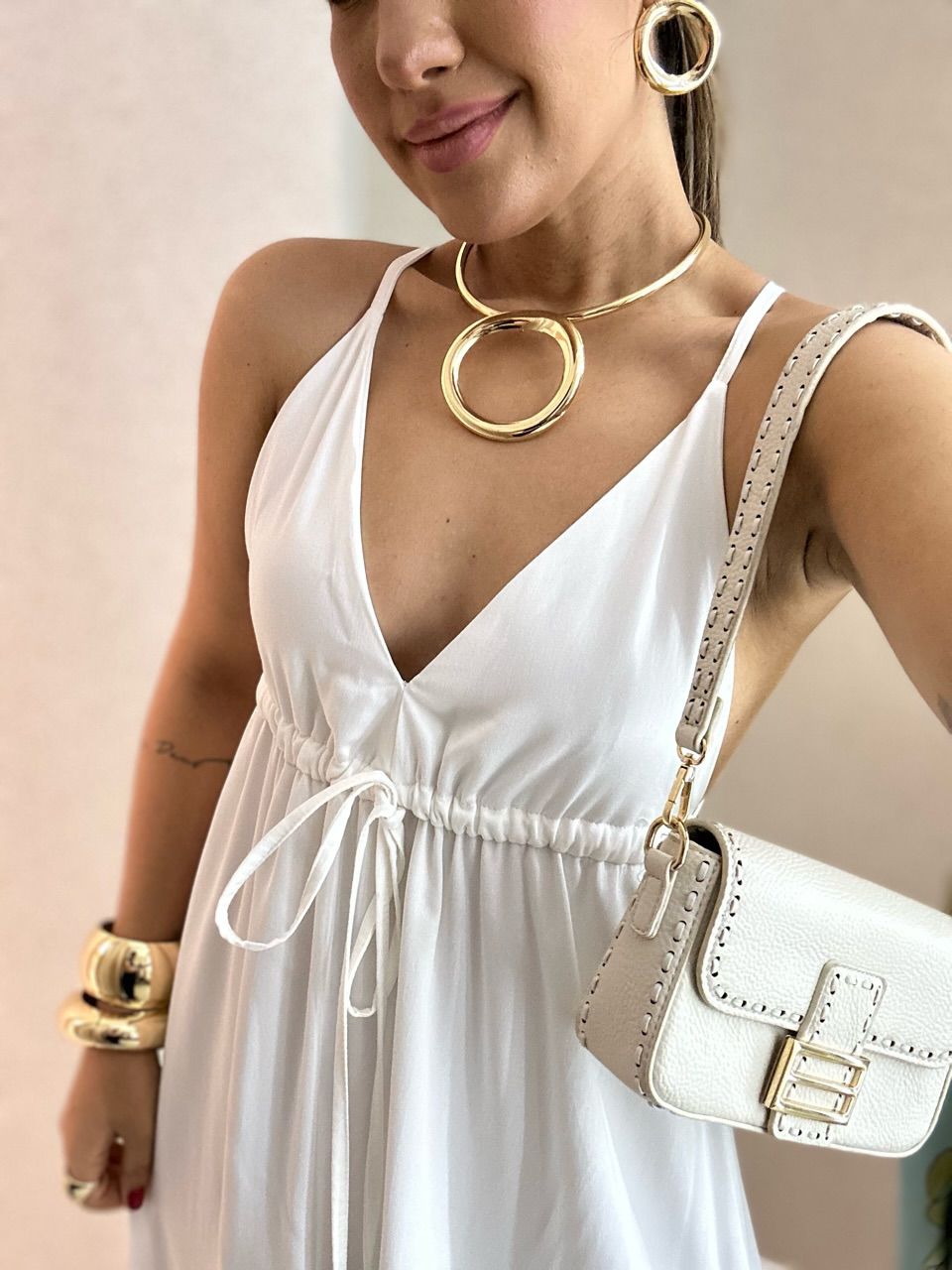 CONJUNTO SUZI CHOKER Dourado