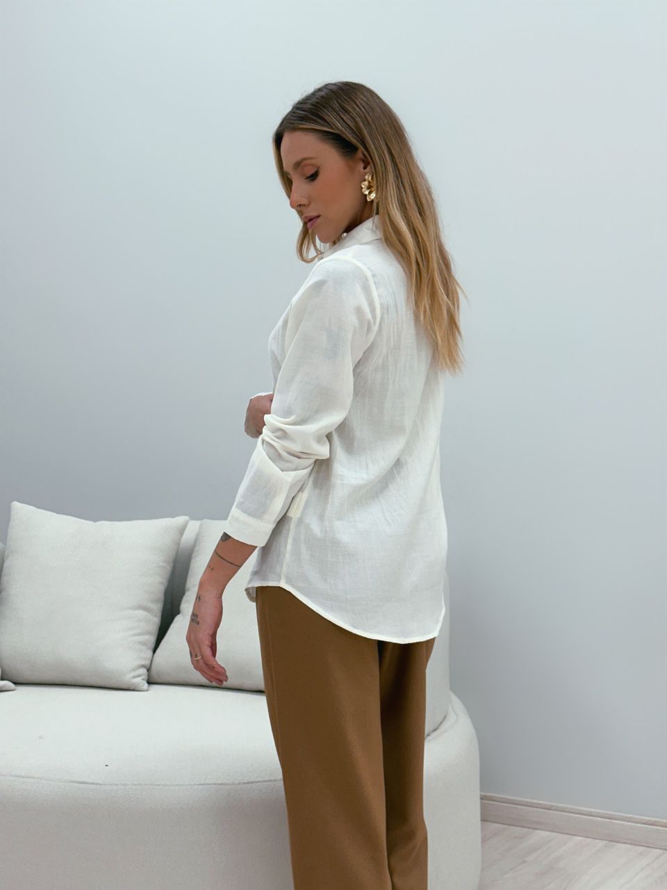 CAMISA LARA LISA MARFIM