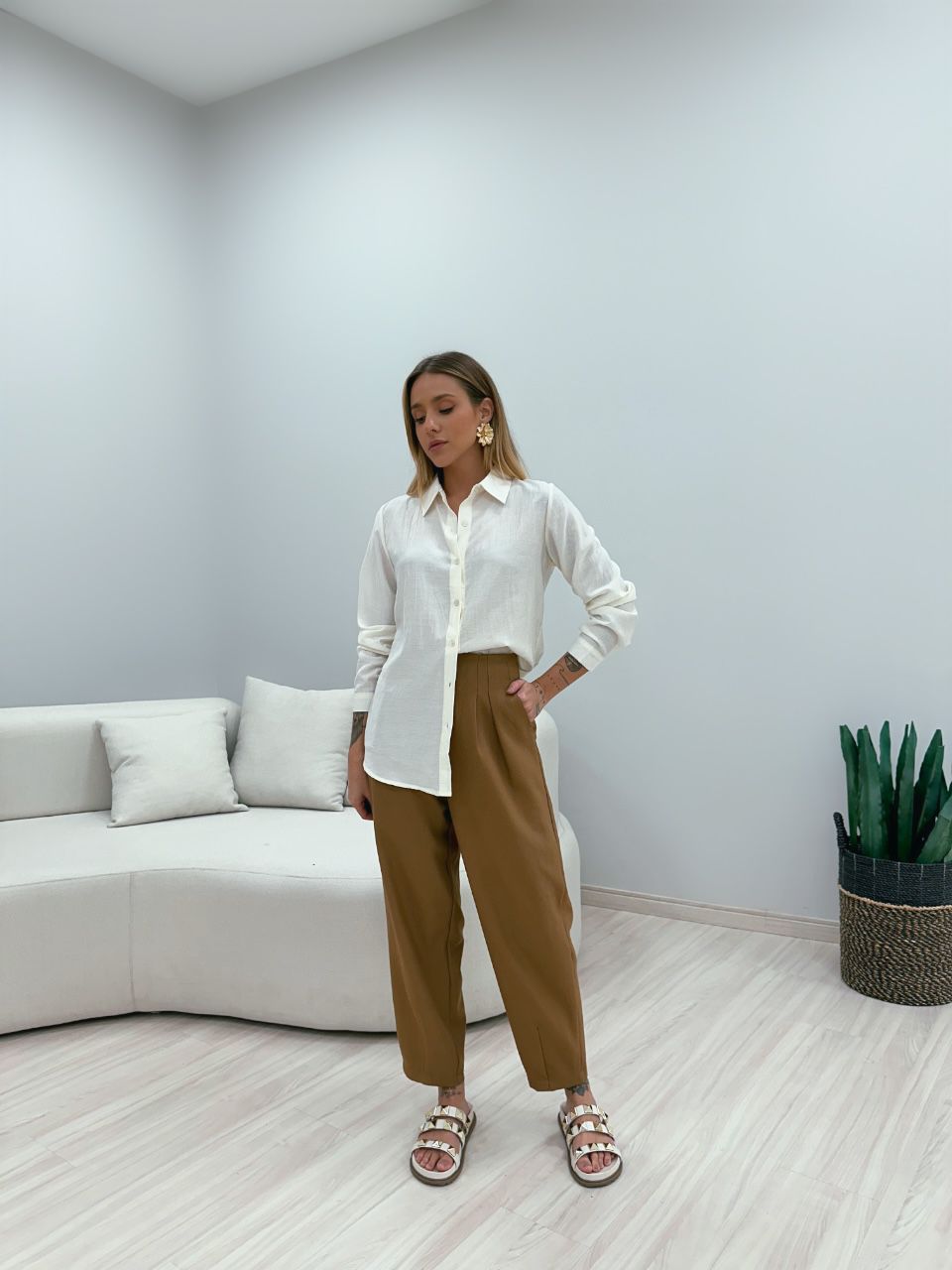 CAMISA LARA LISA MARFIM