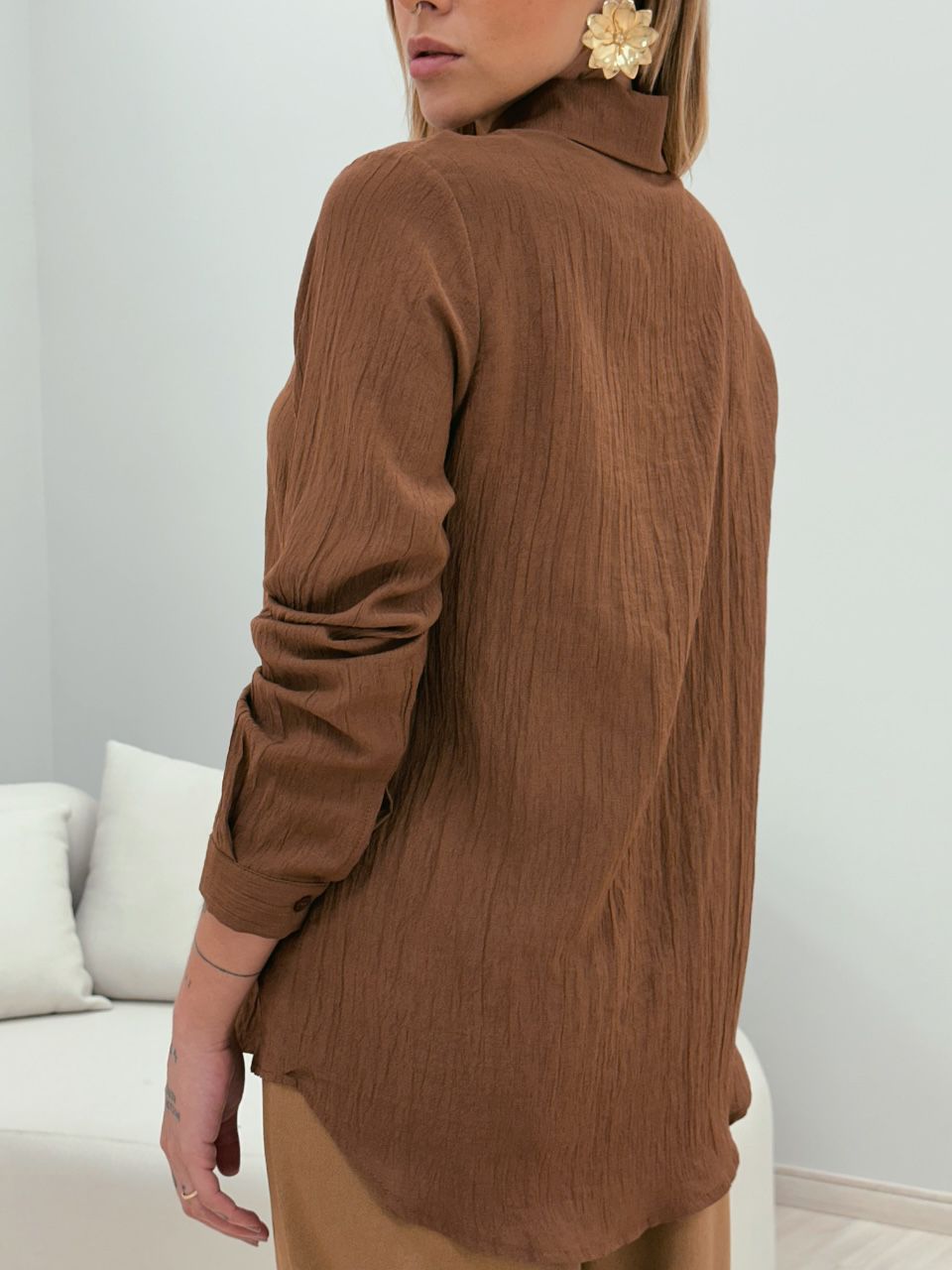 CAMISA LARA LISA MARROM