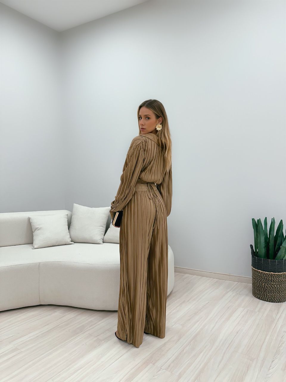 CONJUNTO CAMILA PLISSADO NUDE