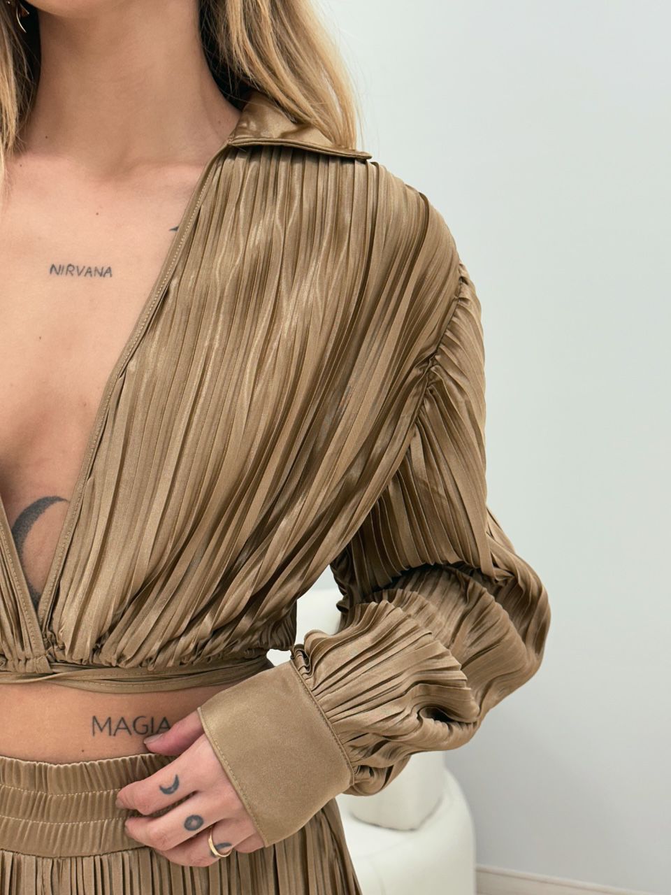 CONJUNTO CAMILA PLISSADO NUDE