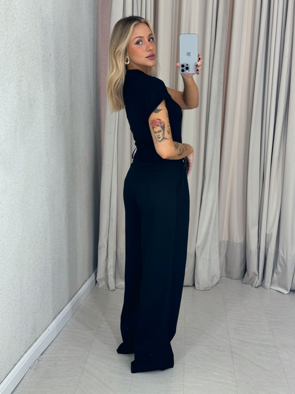 BODY LELE MANGA PRETO