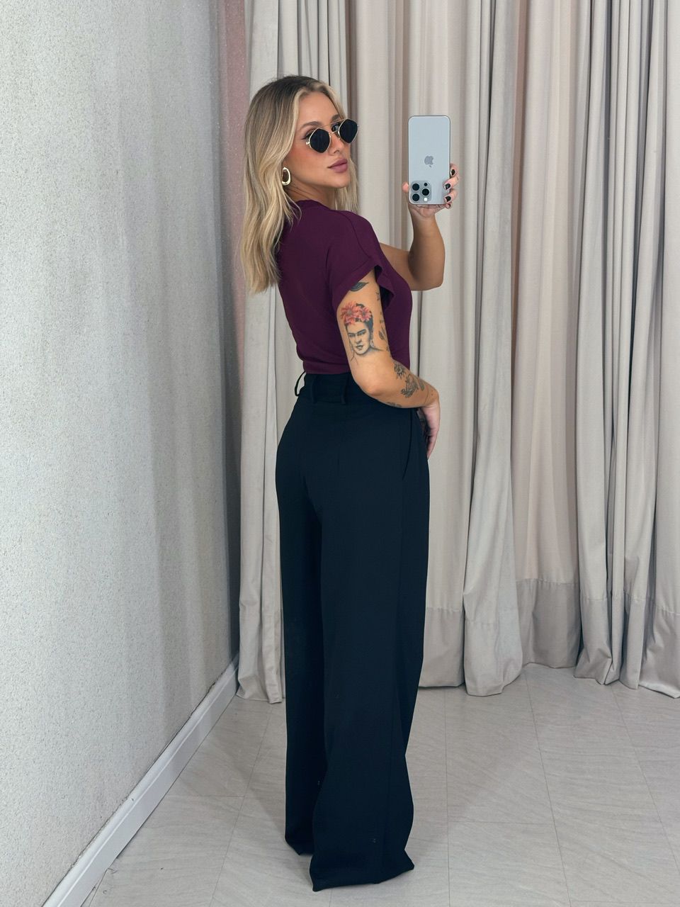 BODY LELE MANGA VINHO