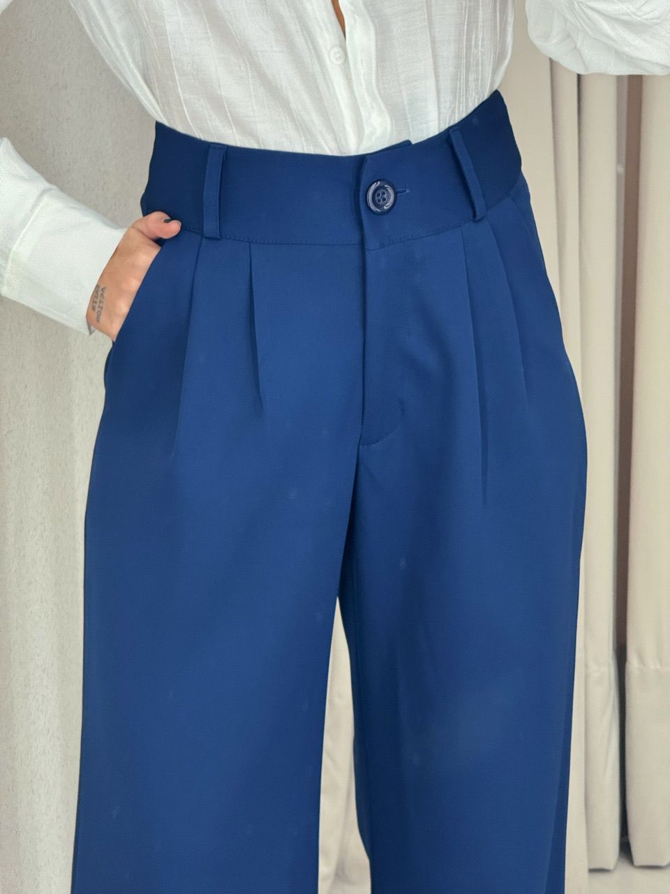 CALÇA BETÂNIA PANTALONA MARINHO
