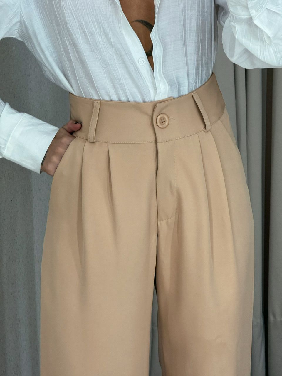 CALÇA BETÂNIA PANTALONA NUDE