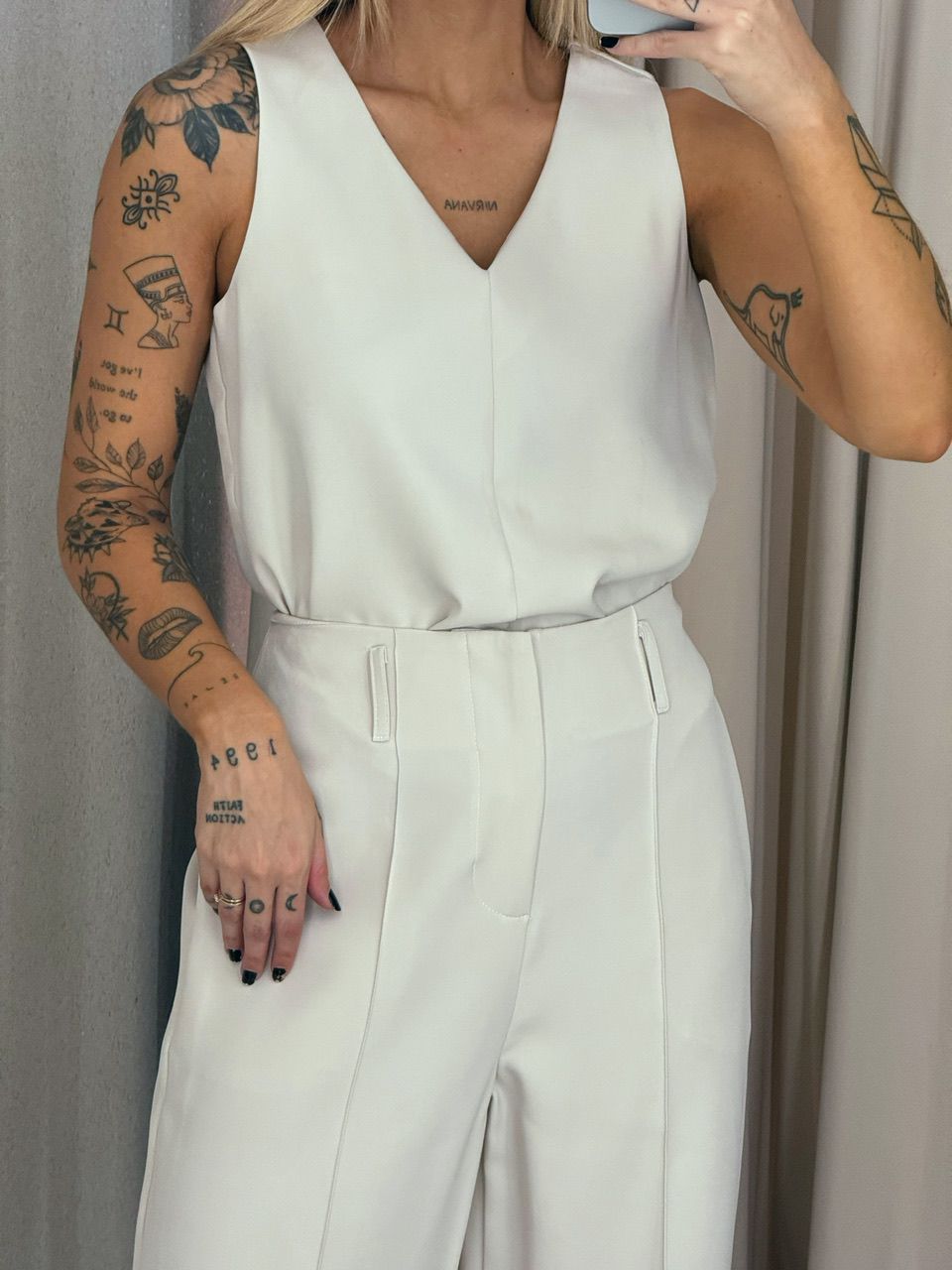 CONJUNTO LETICIA CALÇA AREIA