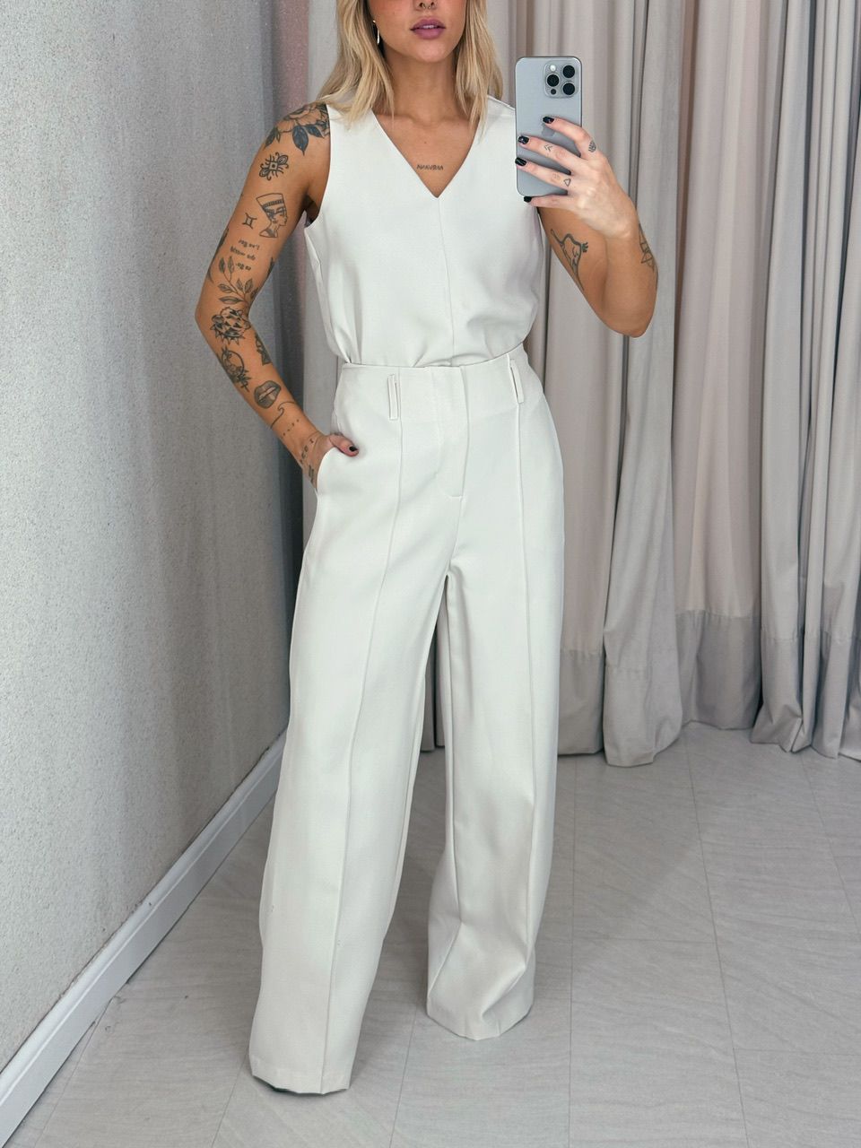 CONJUNTO LETICIA CALÇA AREIA