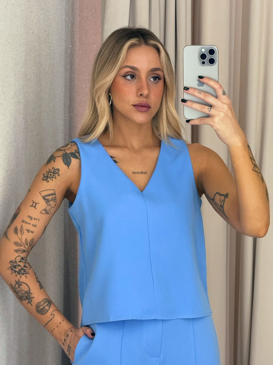 CONJUNTO LETICIA CALÇA AZUL