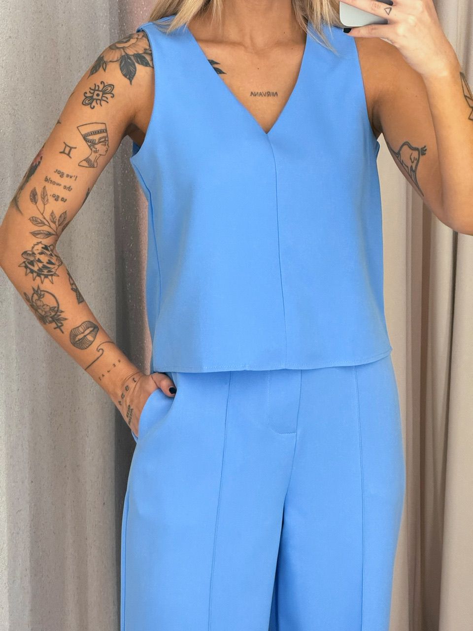 CONJUNTO LETICIA CALÇA AZUL