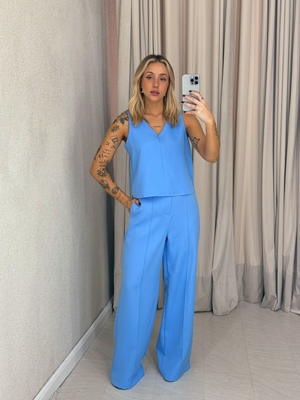 CONJUNTO LETICIA CALÇA AZUL