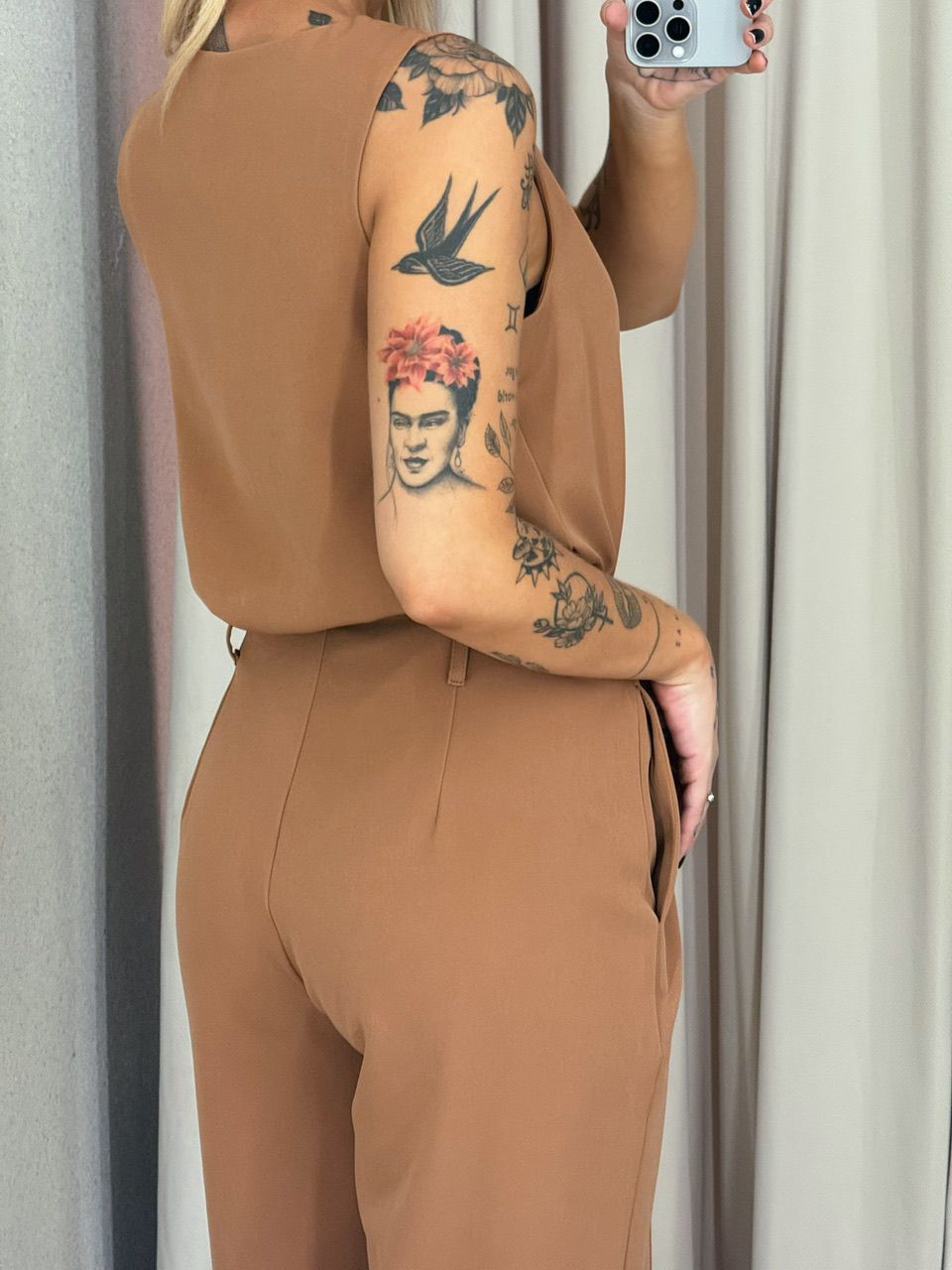 CONJUNTO LETICIA CALÇA CARAMELO