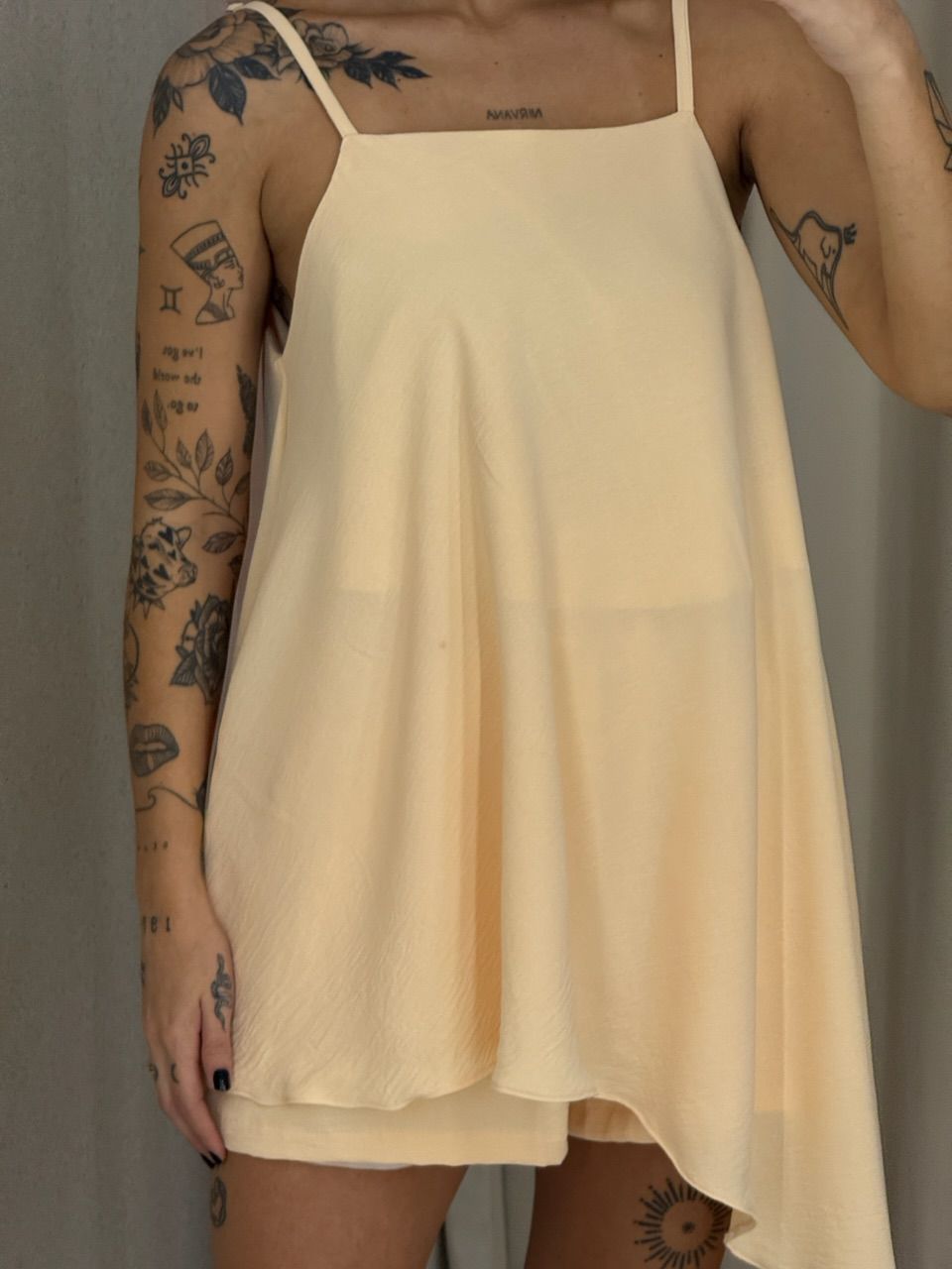 BLUSA ELOA CF ASSIMÉTRICA Marfim