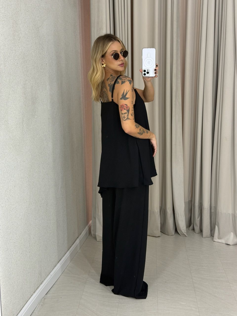 CALÇA MARIANA CF LASTEX Preta
