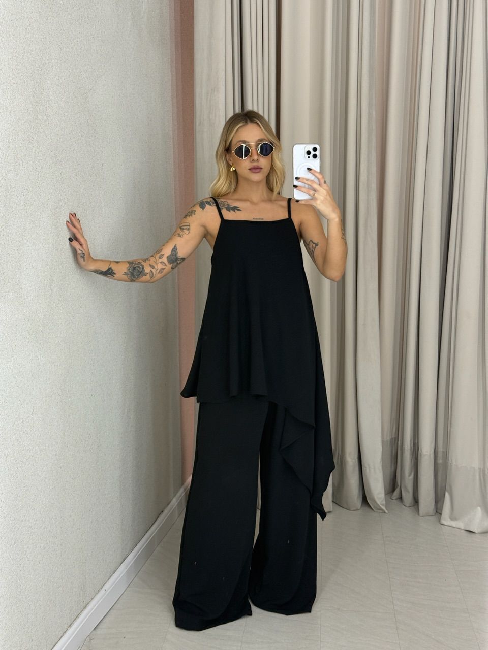 CALÇA MARIANA CF LASTEX Preta