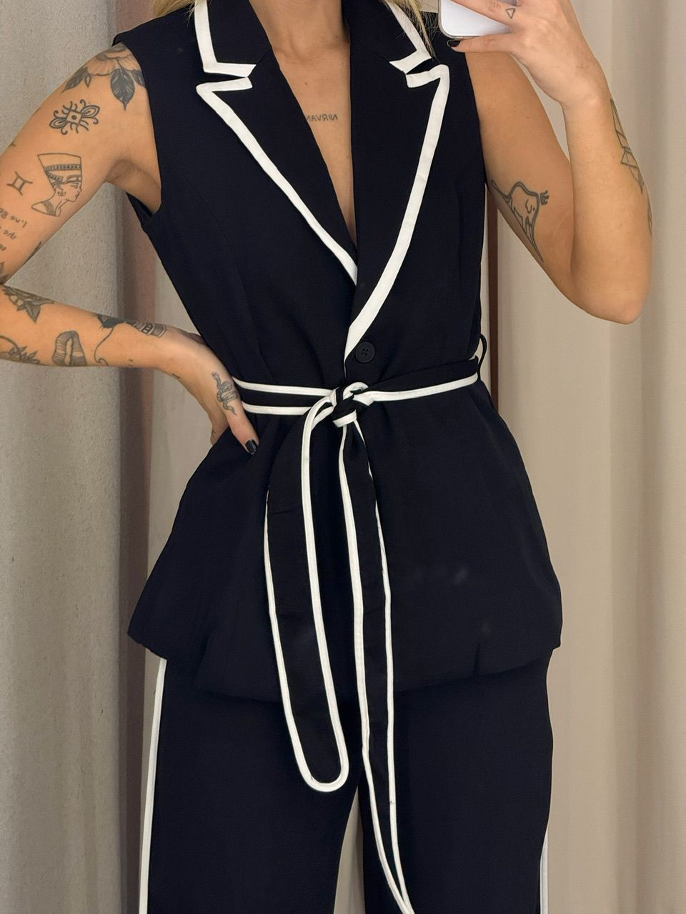 CONJUNTO JÚLIA CALÇA PRETO