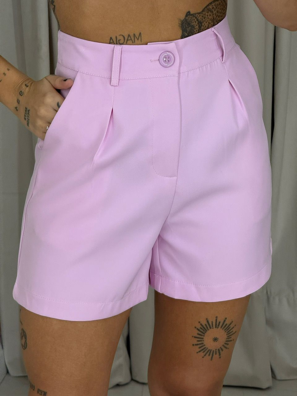 CONJUNTO LUARA SHORT LILÁS