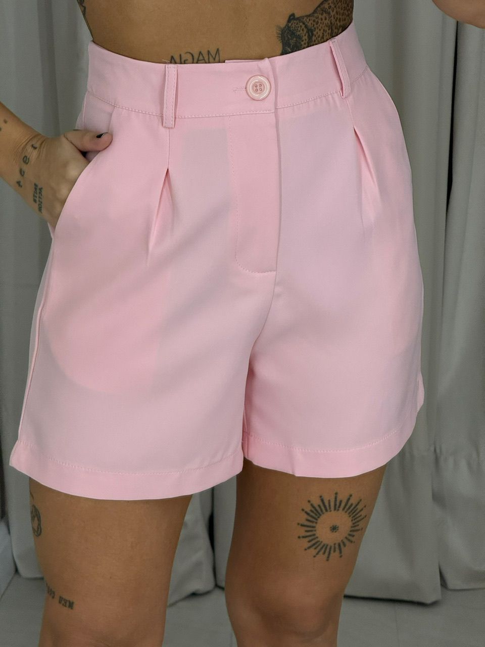 CONJUNTO LUARA SHORT BABY PINK