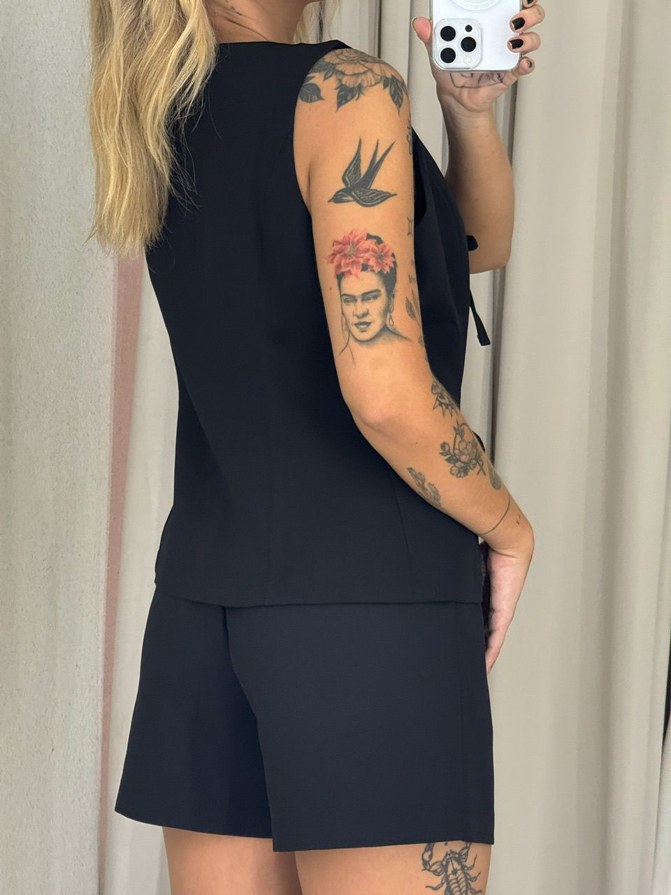 CONJUNTO LUARA SHORT PRETO