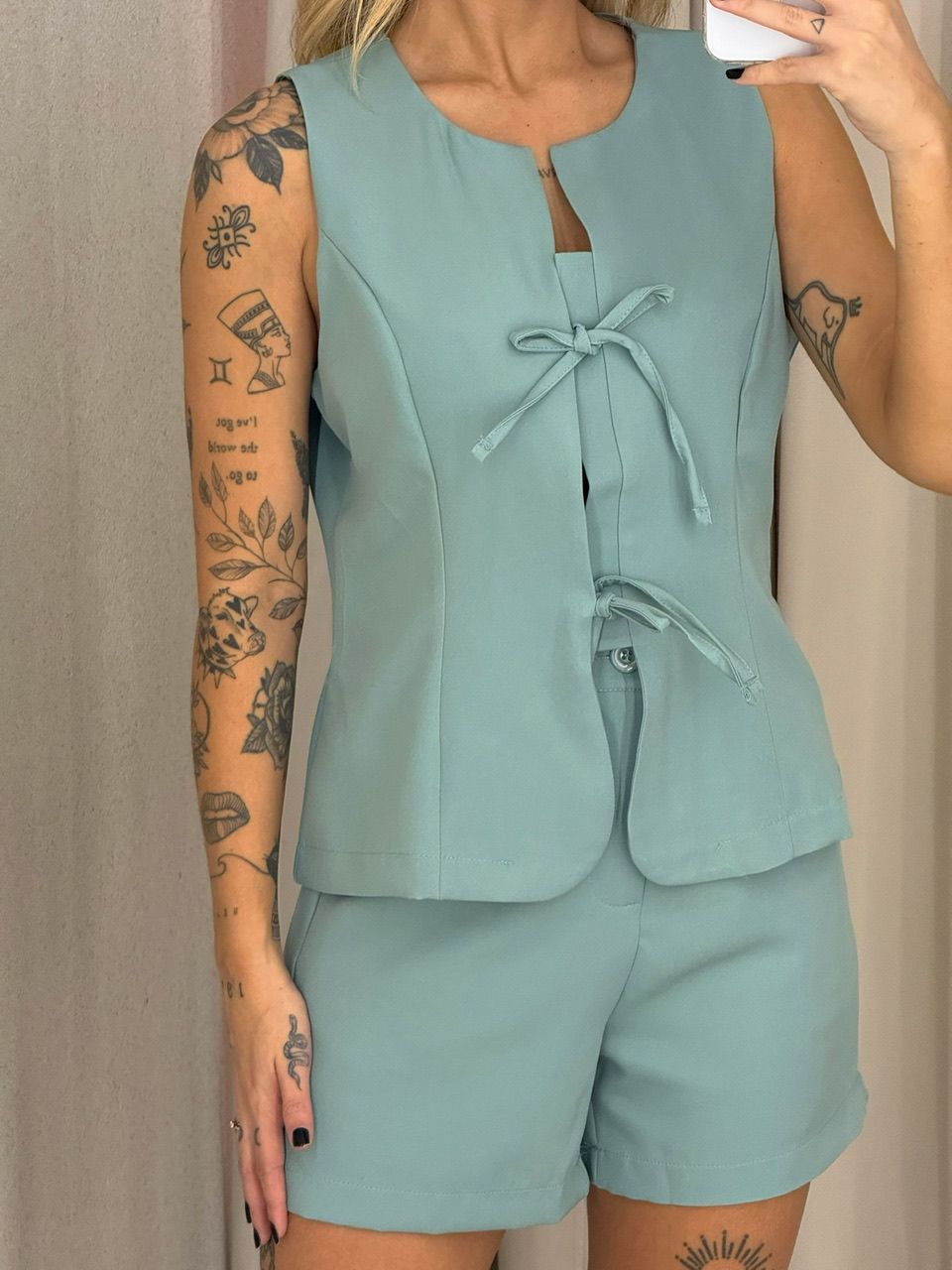CONJUNTO LUARA SHORT VERDE