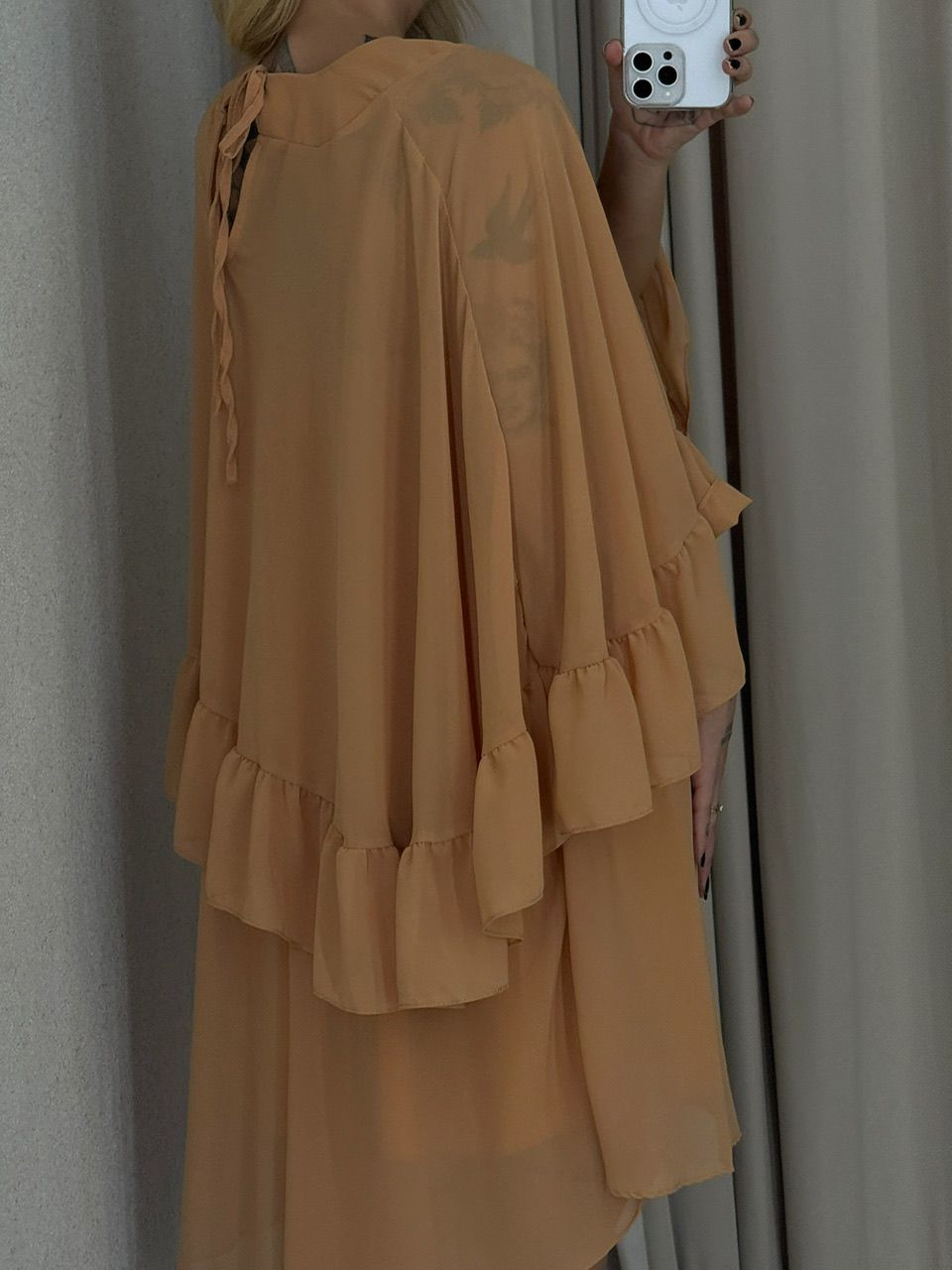 VESTIDO ELAINE CAPA Caramelo