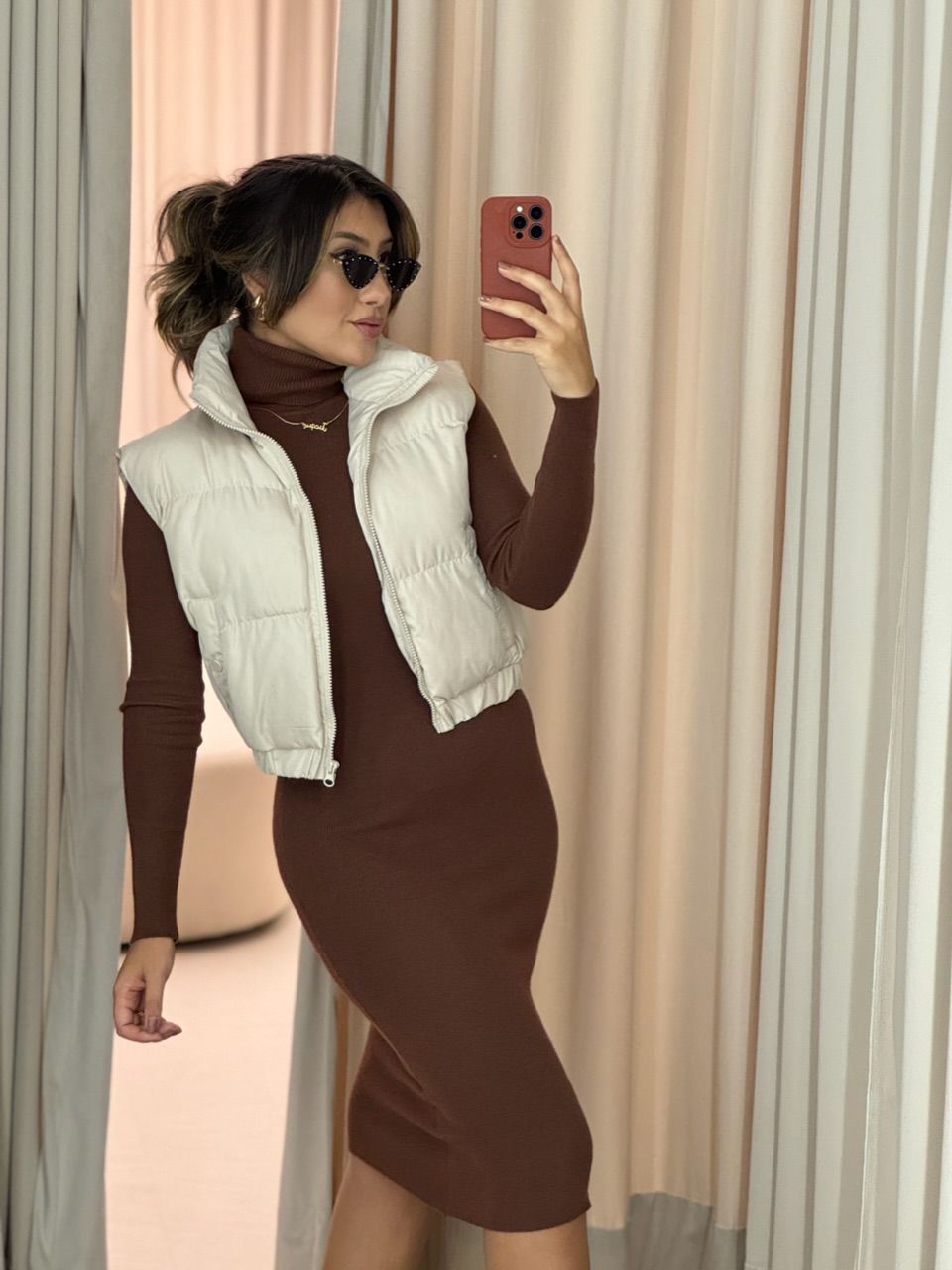 COLETE LUCIENE ACOLCHOADO MARFIM