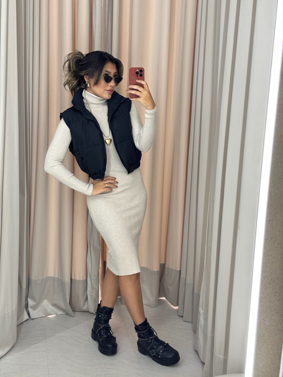 COLETE LUCIENE ACOLCHOADO PRETO