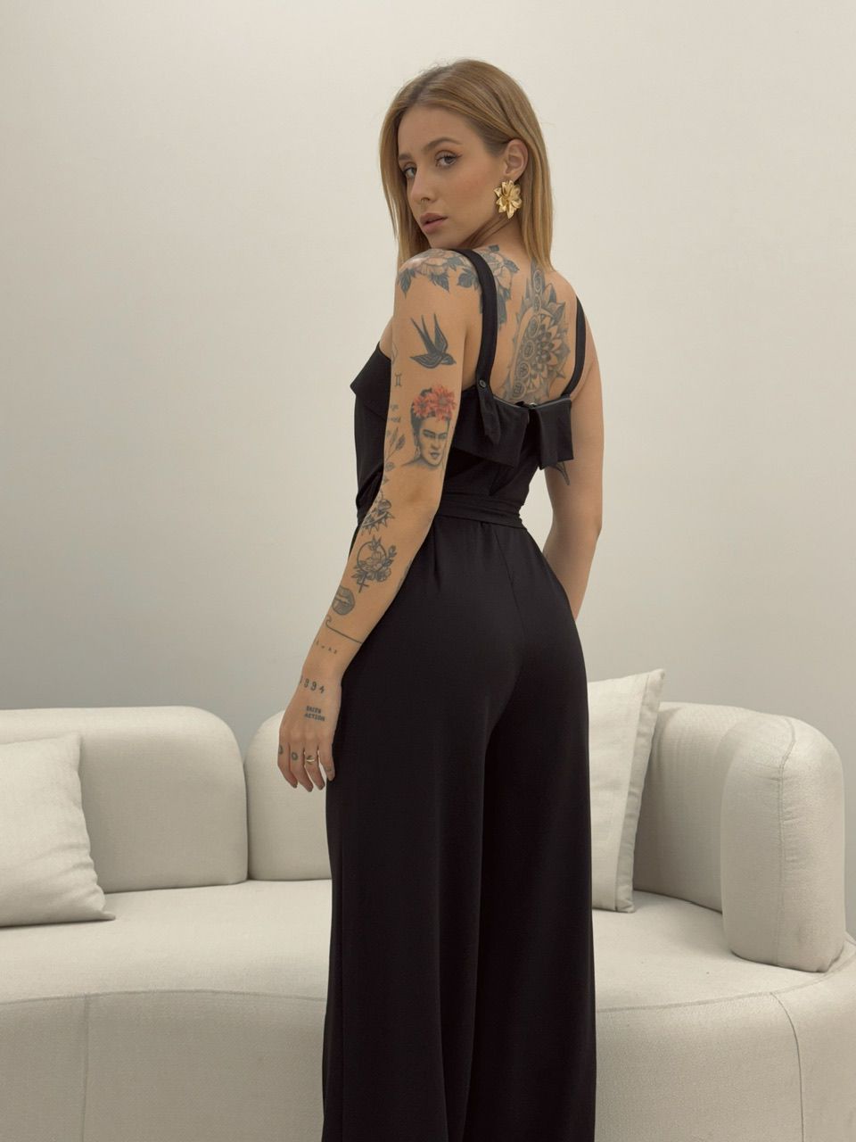 MACACÃO VIRGÍNIA ALÇA PRETO