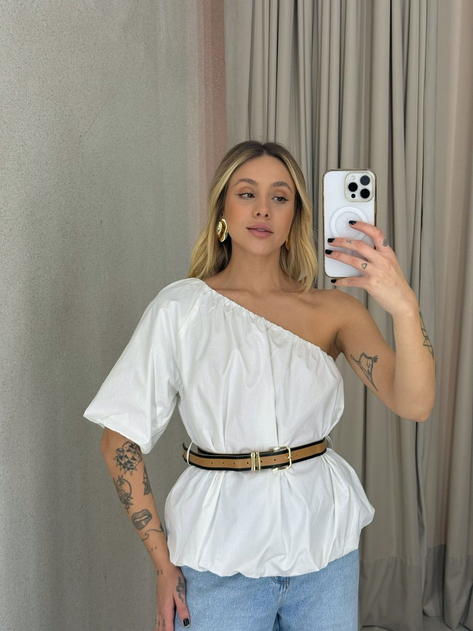 BLUSA VANESSA BALONÊ OFF
