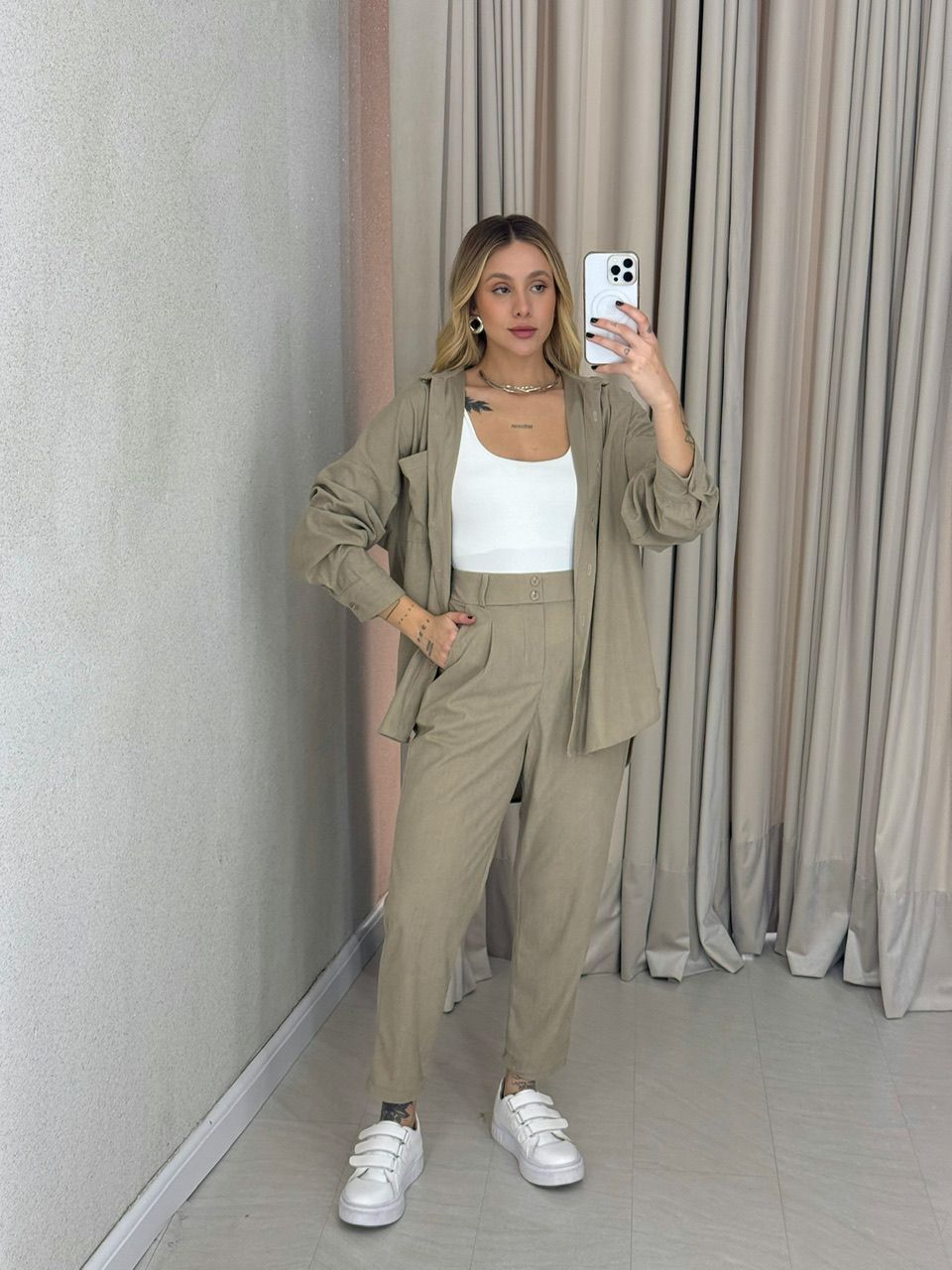CONJUNTO CAROLINE COTELÊ CAQUI