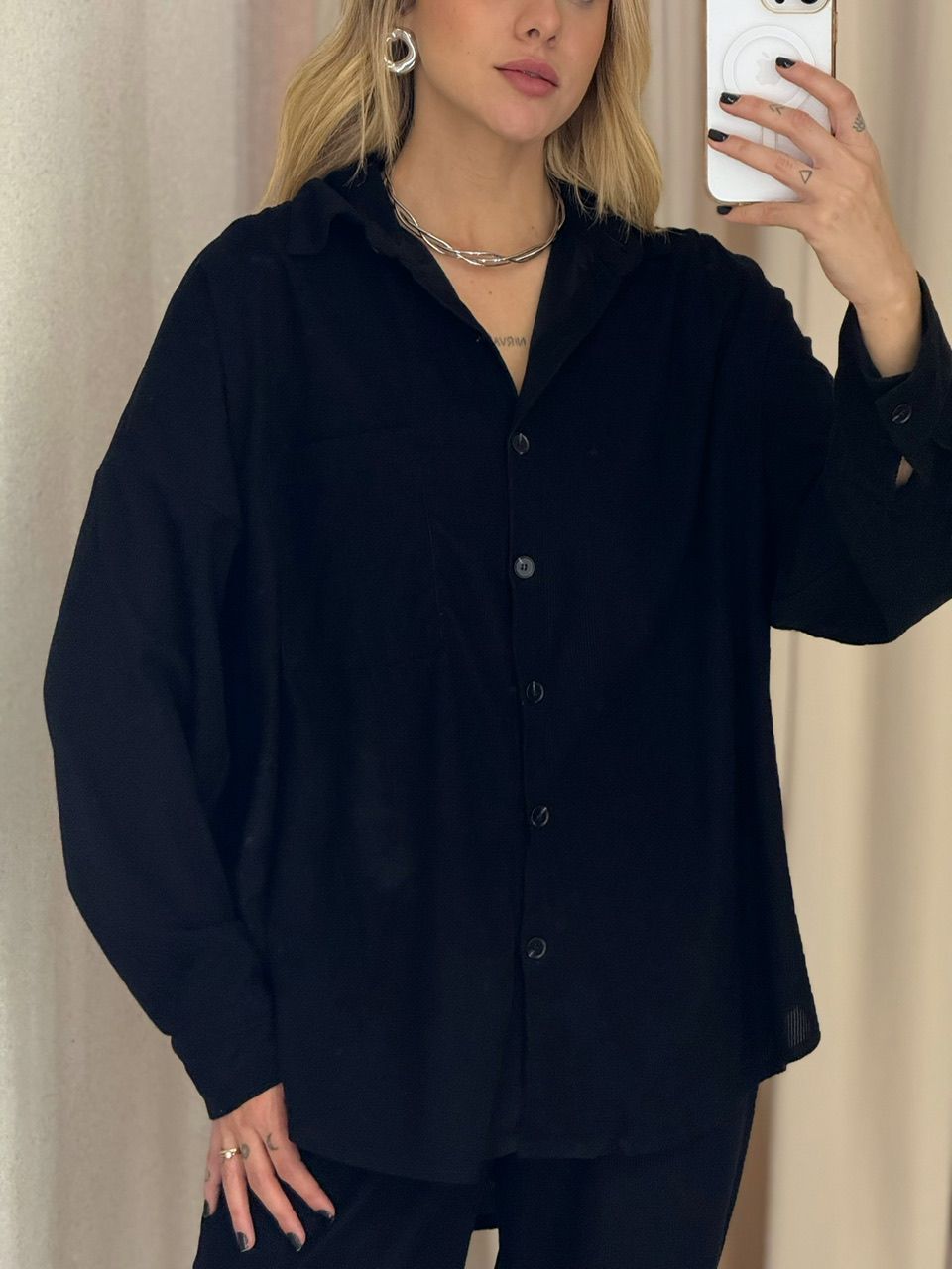 CONJUNTO CAROLINE COTELÊ PRETO