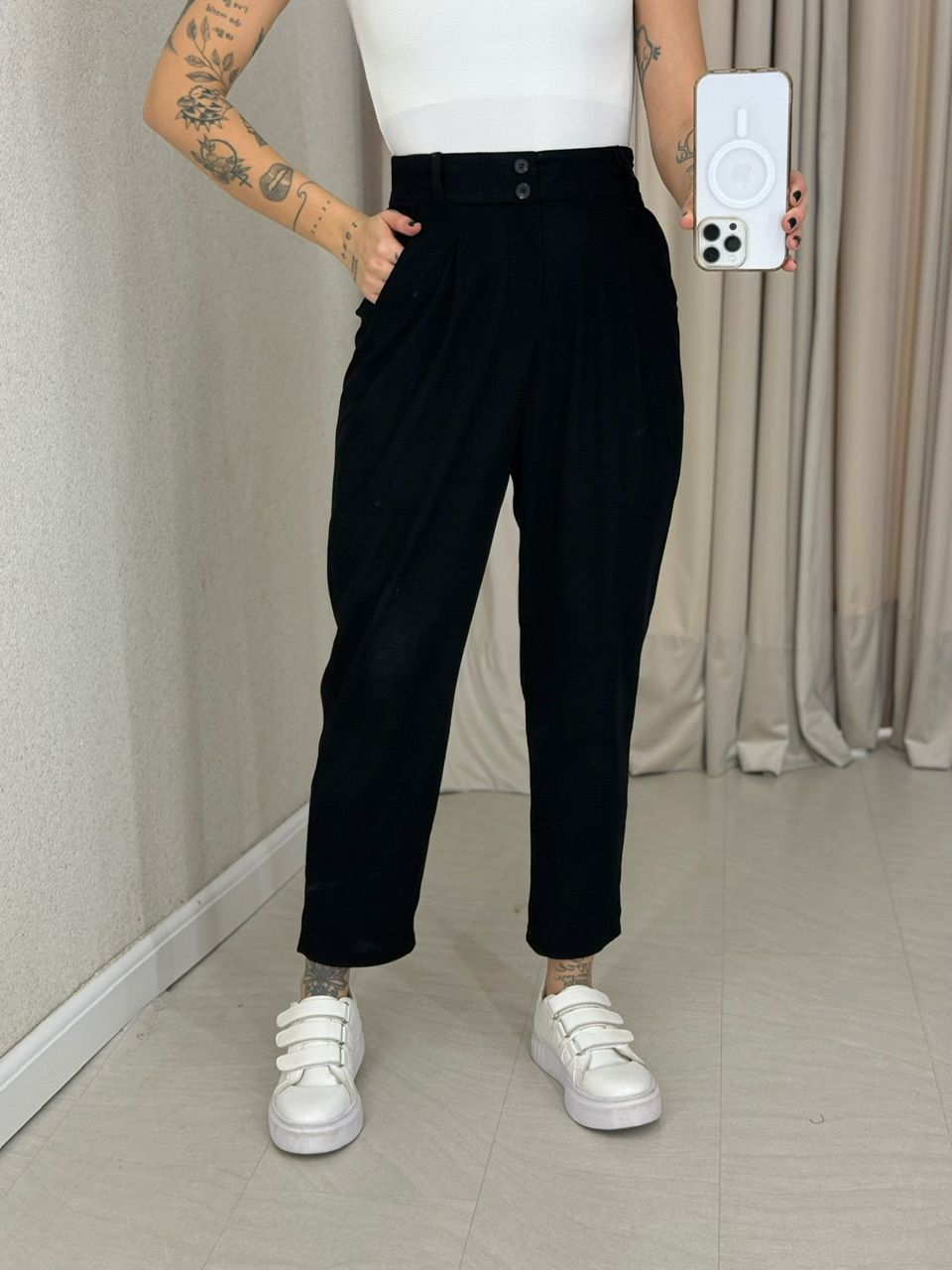CONJUNTO CAROLINE COTELÊ PRETO