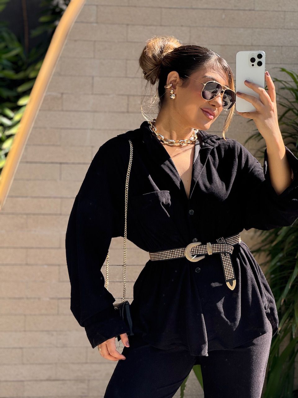 CONJUNTO CAROLINE COTELÊ PRETO