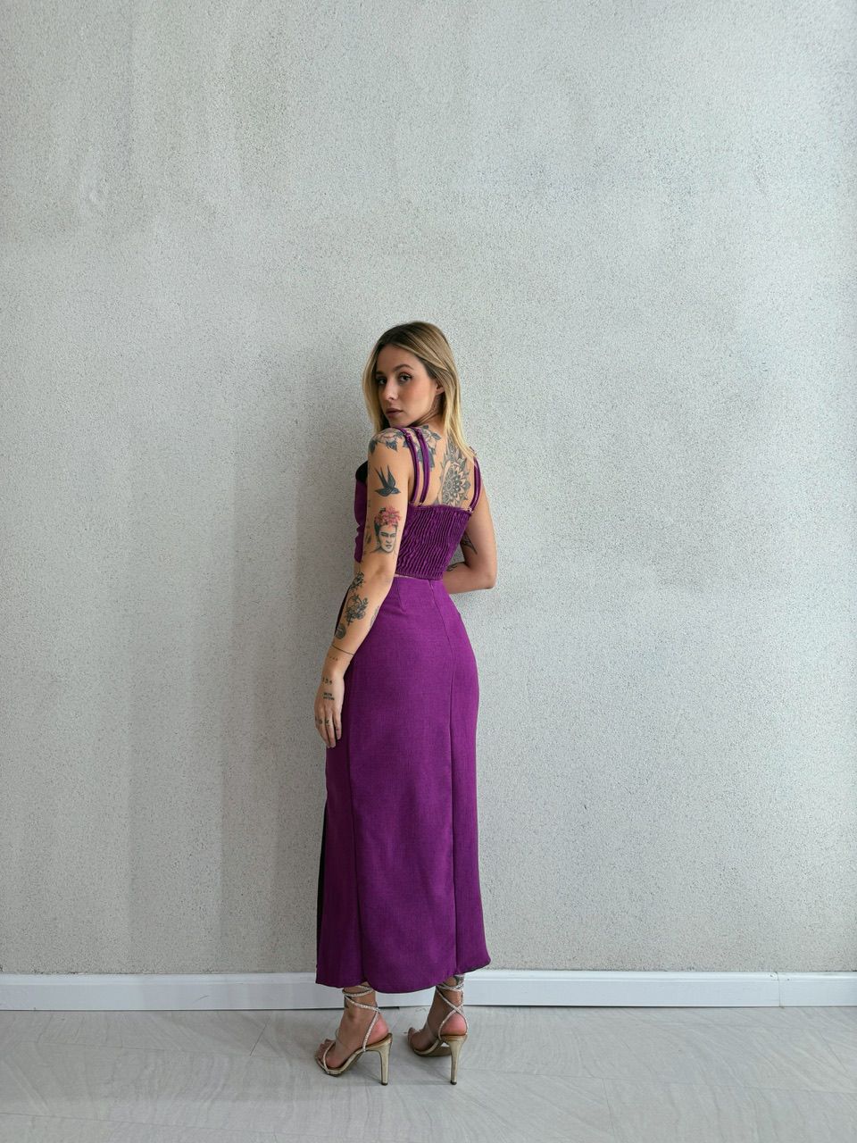 CONJUNTO MIRELA SAIA FUCSIA