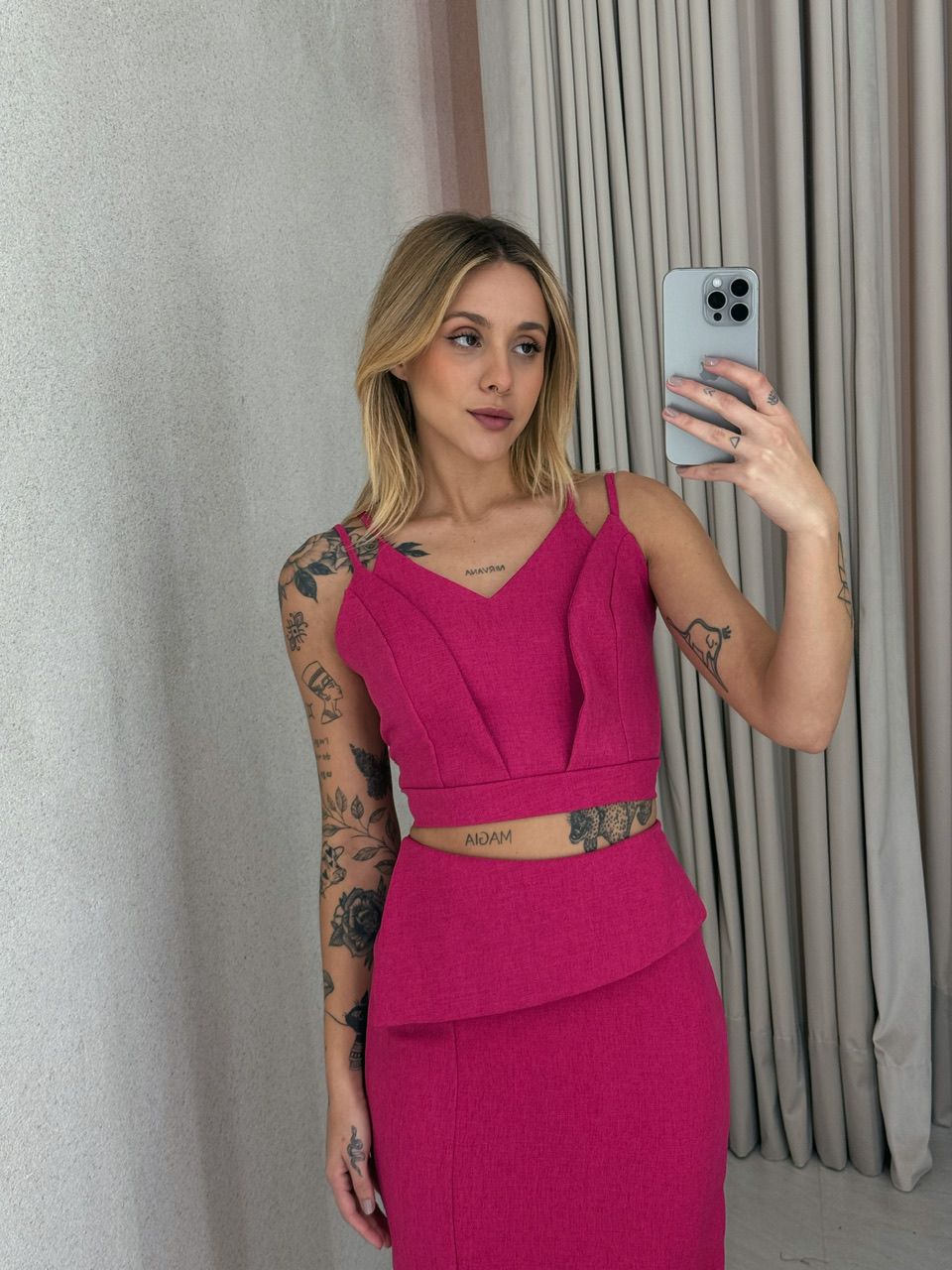 CONJUNTO MIRELA SAIA PINK