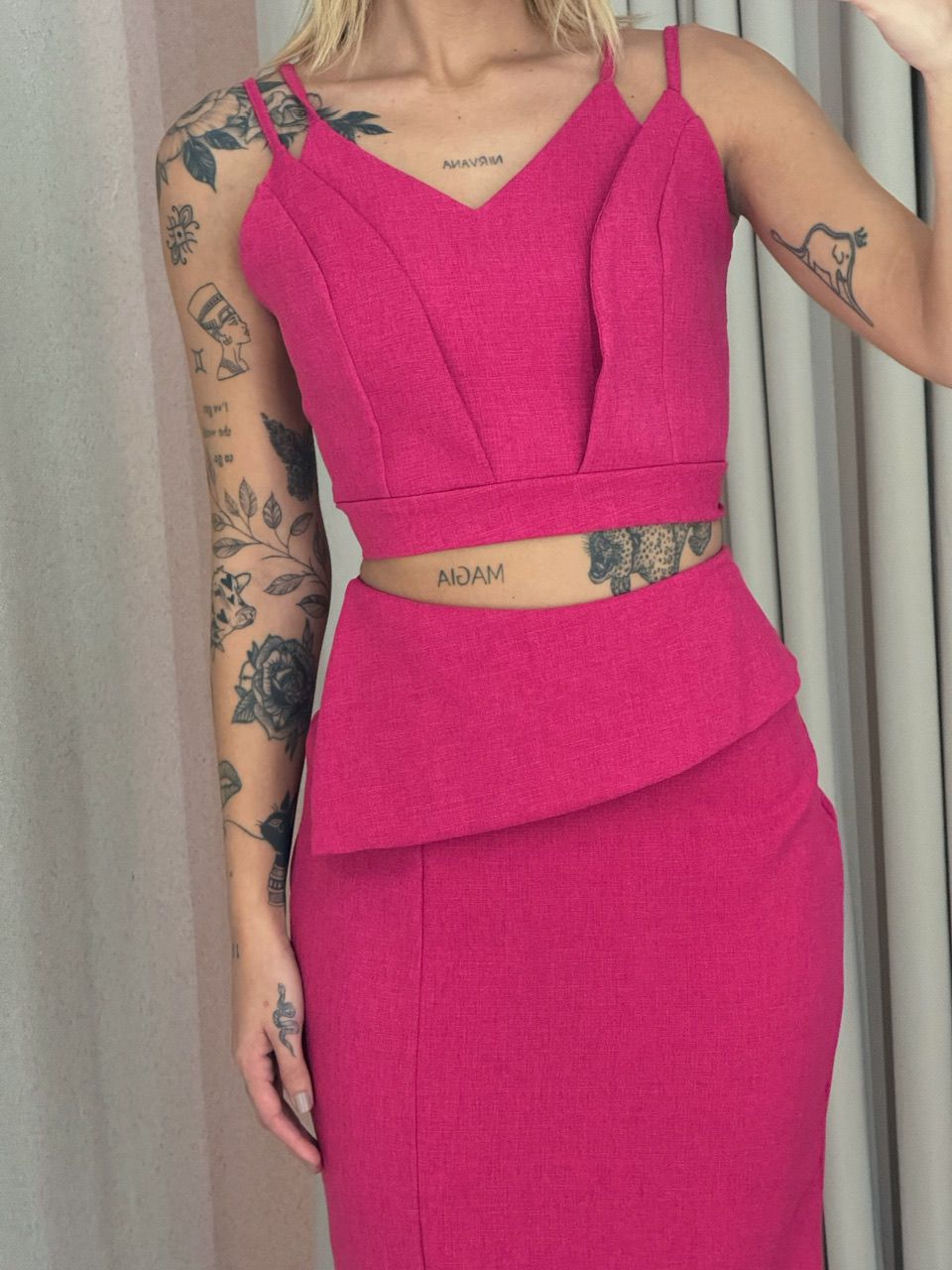 CONJUNTO MIRELA SAIA PINK
