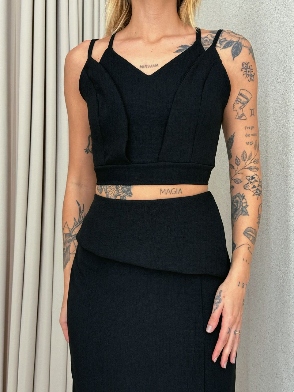CONJUNTO MIRELA SAIA PRETO