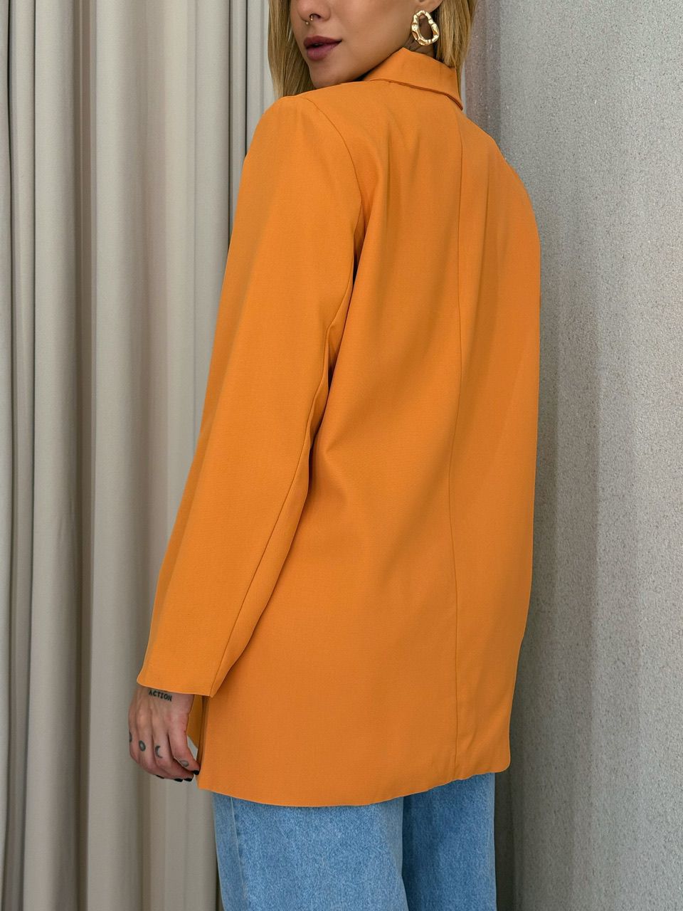 BLAZER MARIA CLARA FAIXA LARANJA