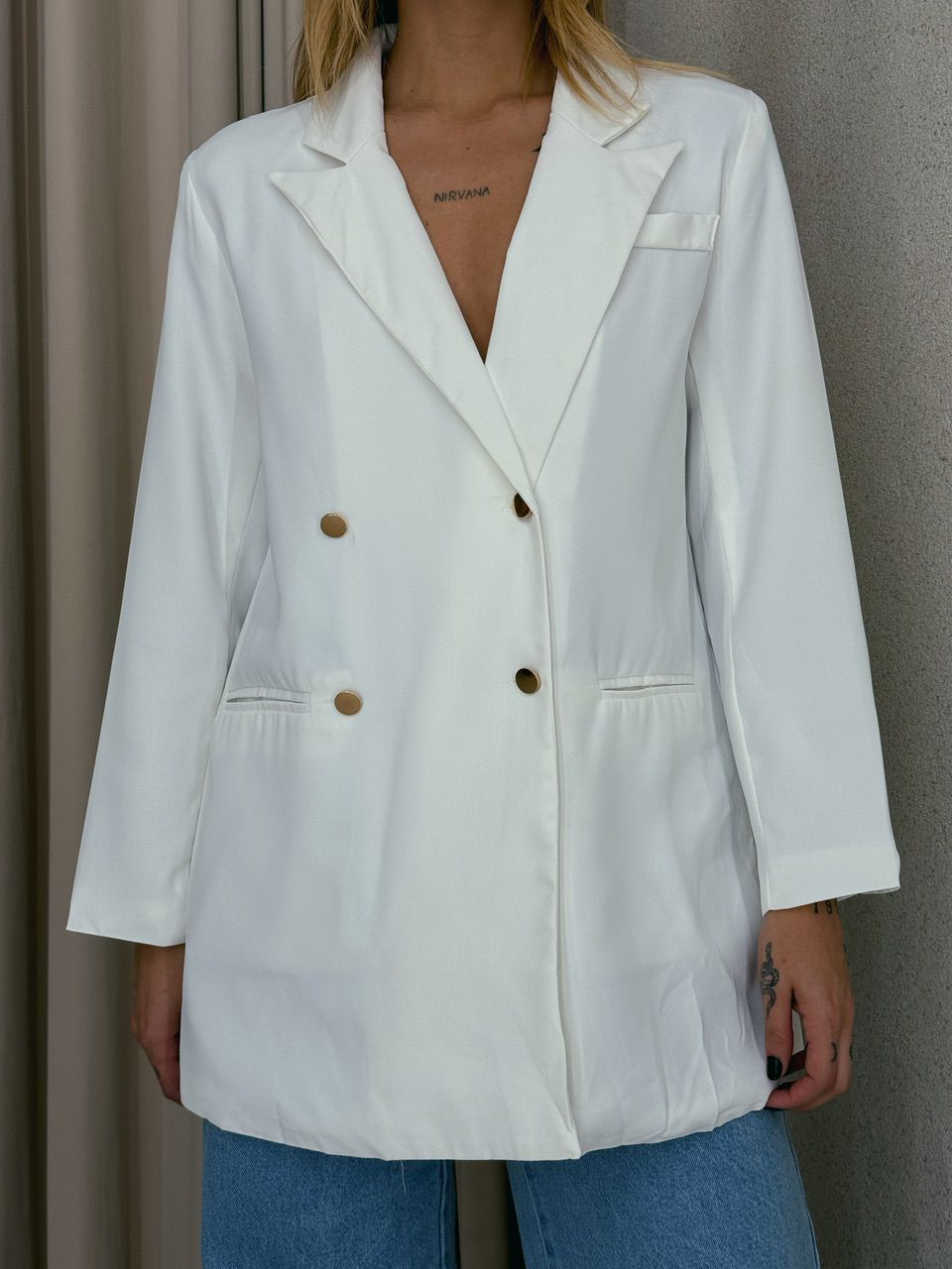 BLAZER MARIA CLARA FAIXA OFF