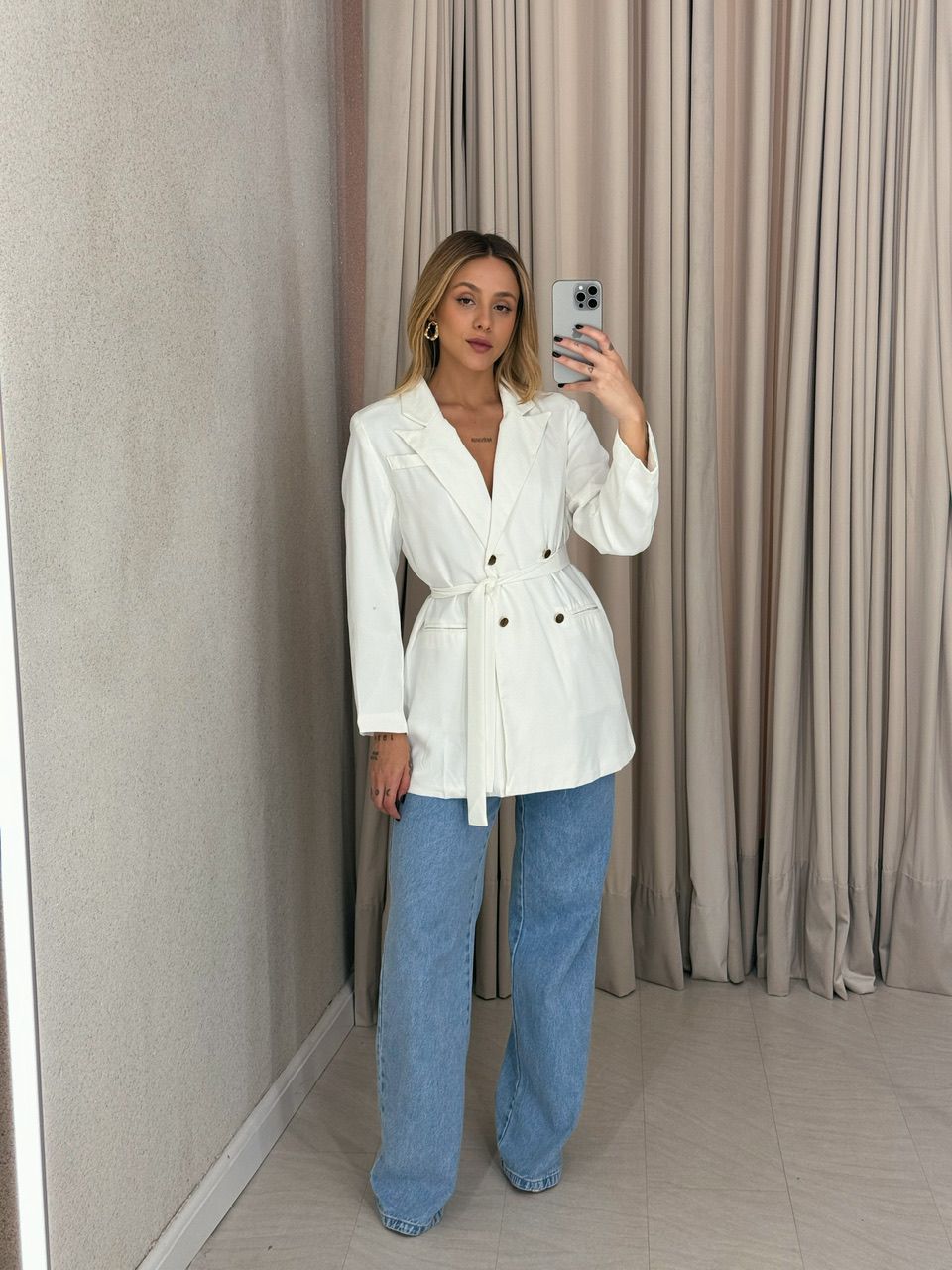 BLAZER MARIA CLARA FAIXA OFF