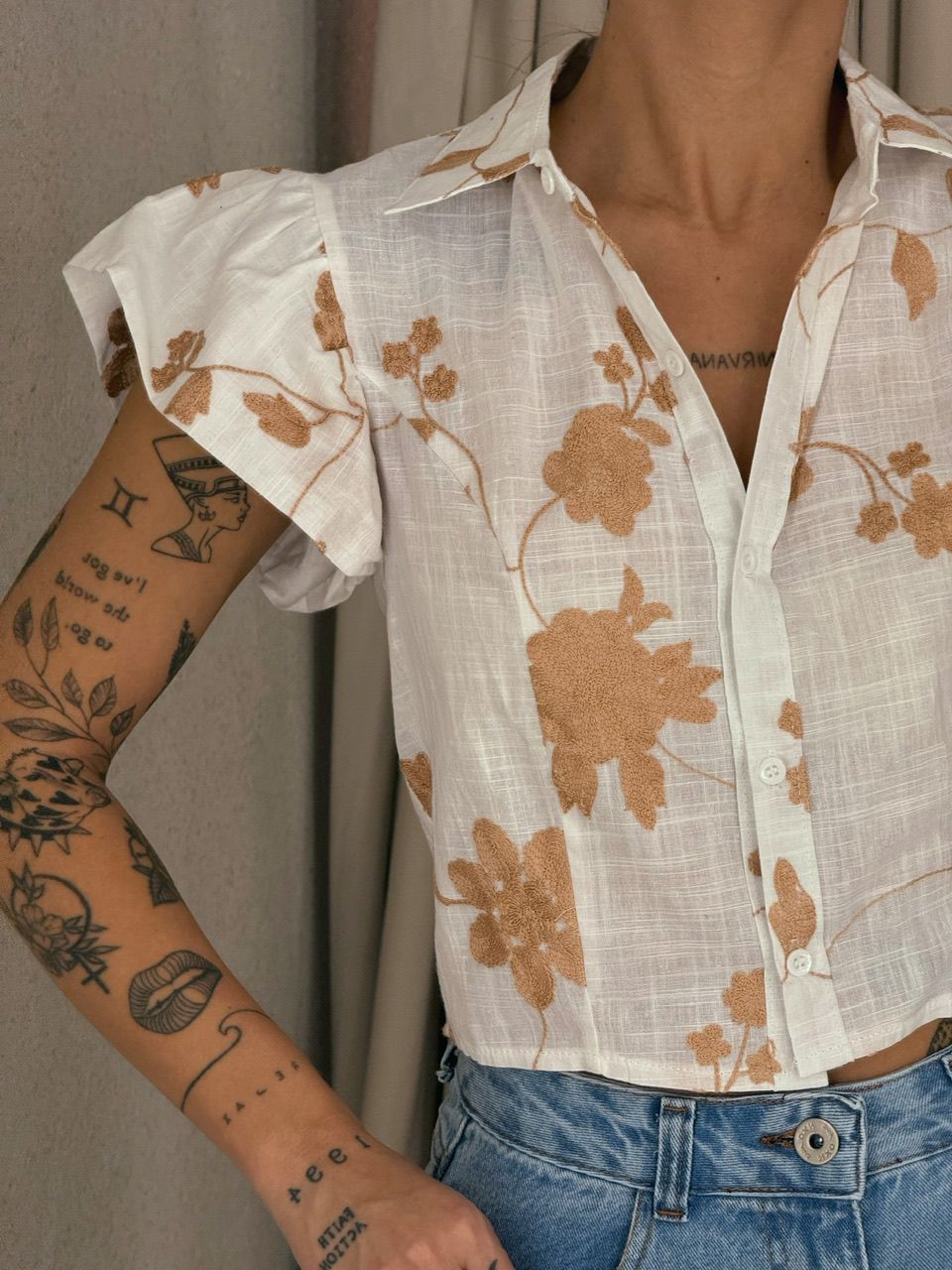 CAMISA CATARINA MANGA CURTA OFF
