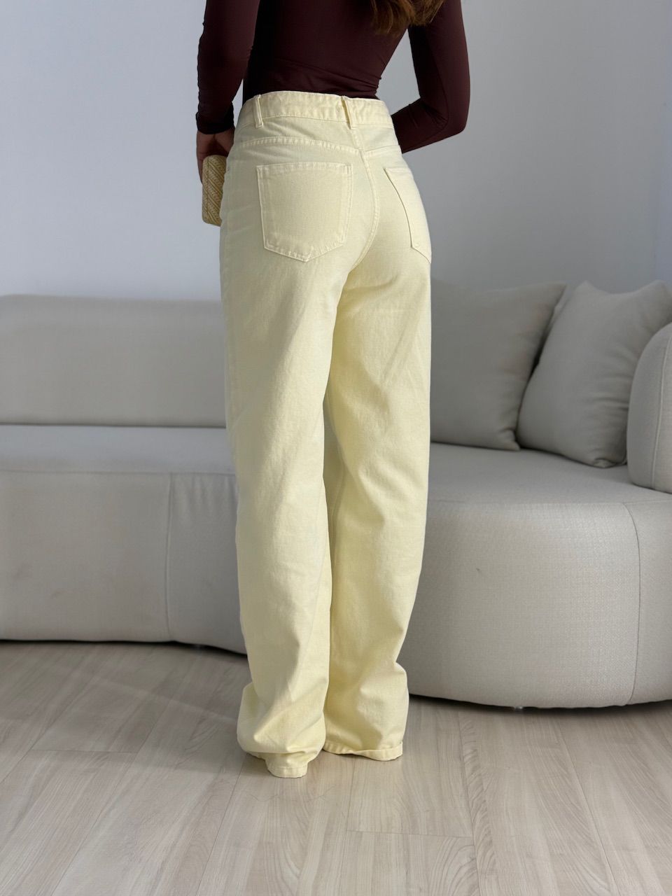 CALÇA DANDARA JEANS YELLOW BUTTER
