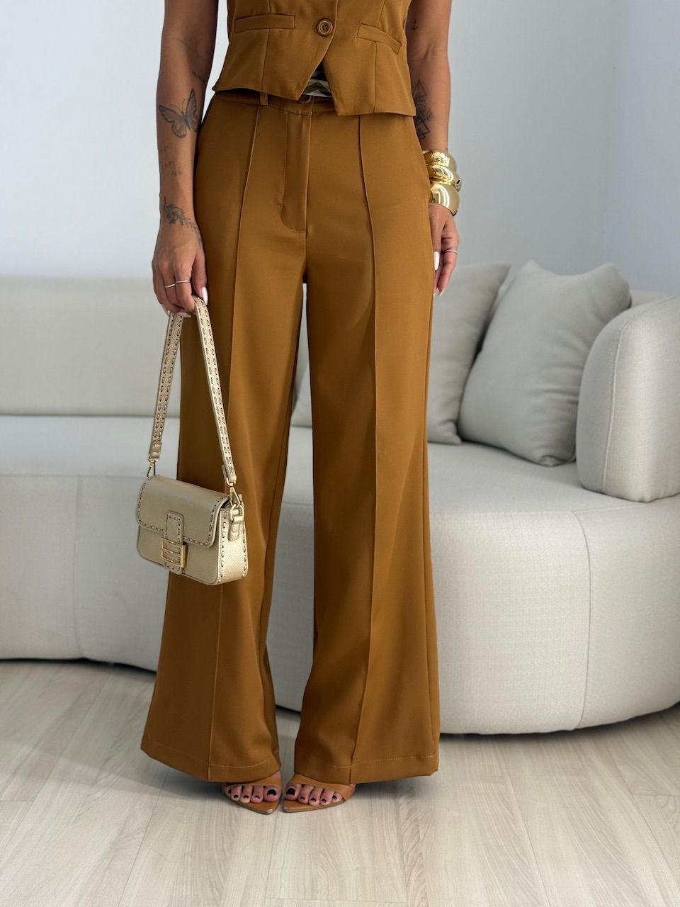 CONJUNTO ALICIA COLETE CARAMELO