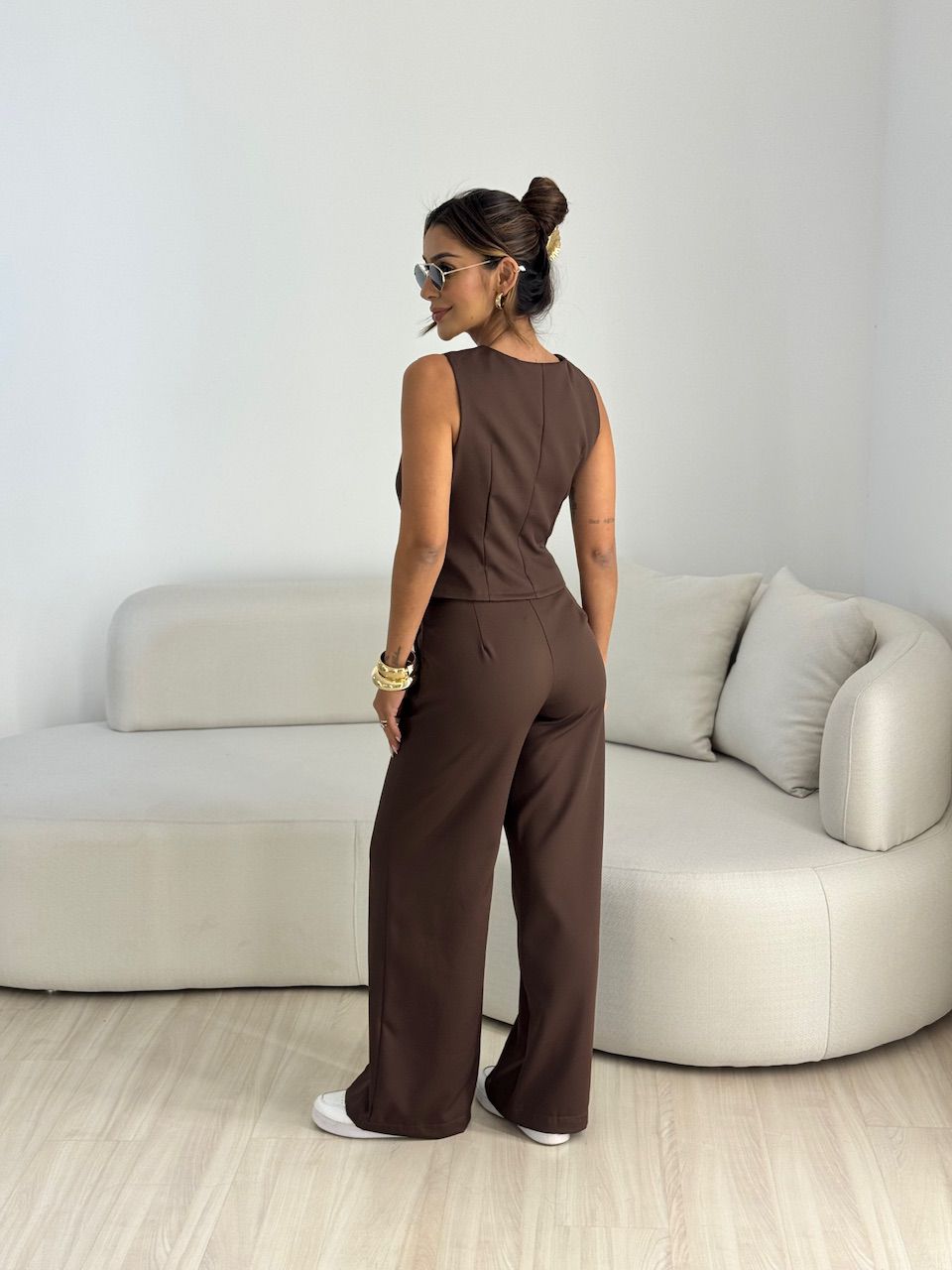 CONJUNTO ALICIA COLETE MARROM