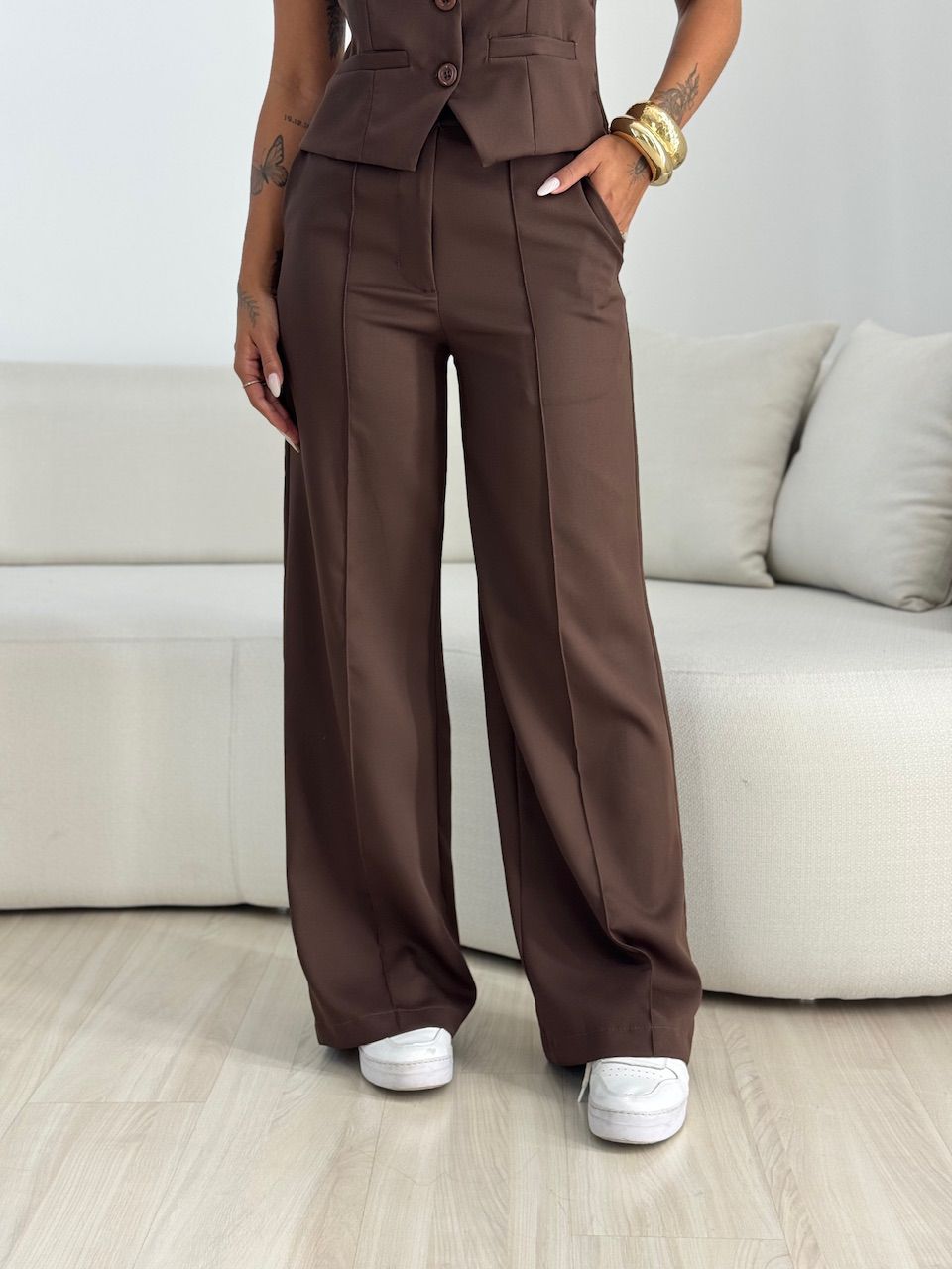 CONJUNTO ALICIA COLETE MARROM