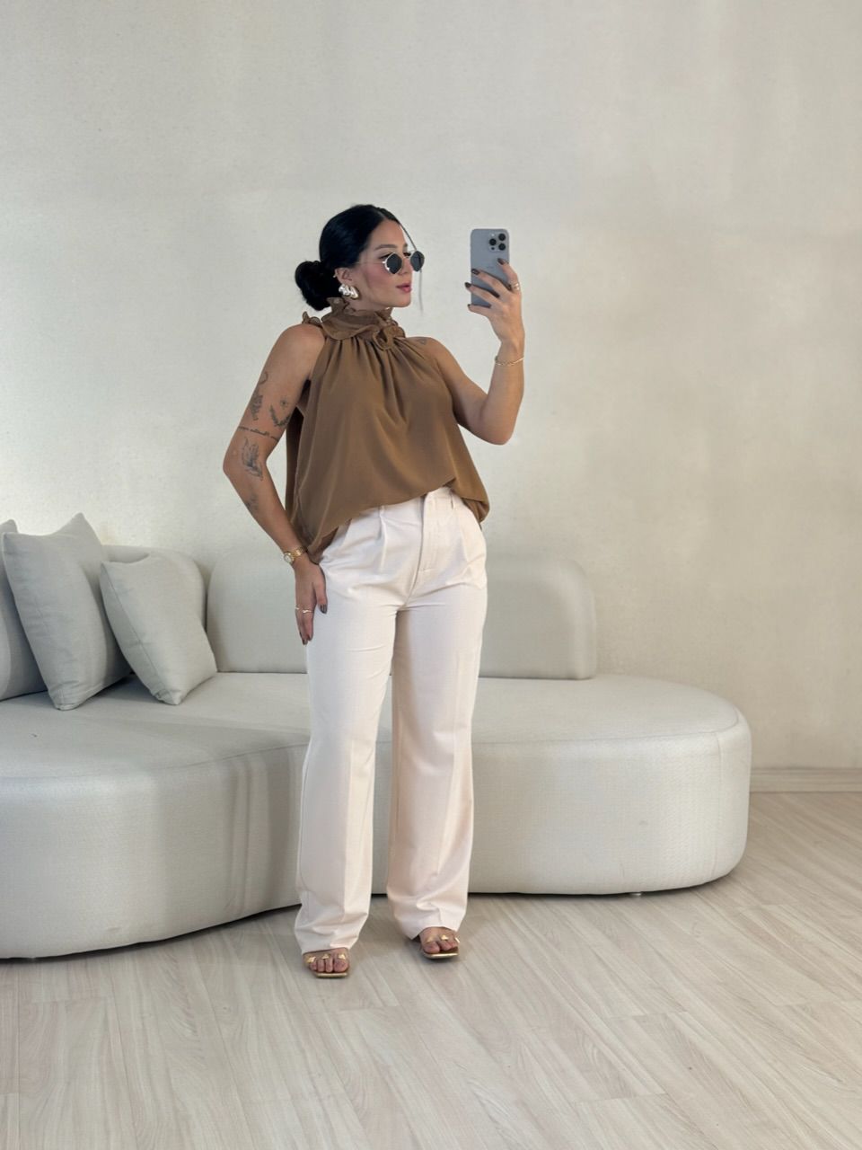CALÇA FABIANA MARFIM