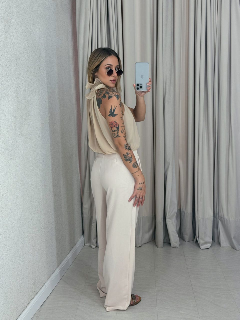CALÇA FABIANA MARFIM