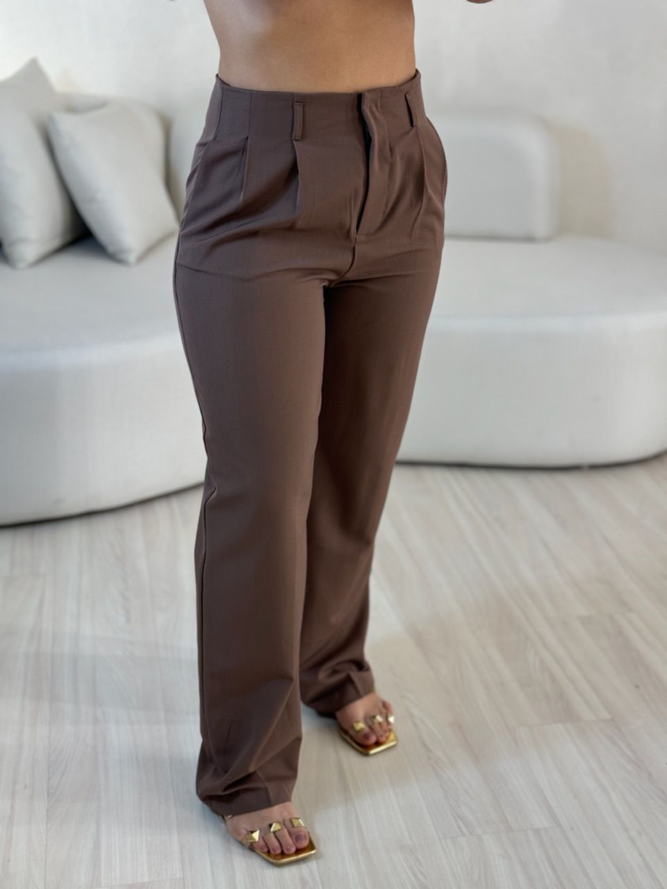 CALÇA FABIANA MARROM