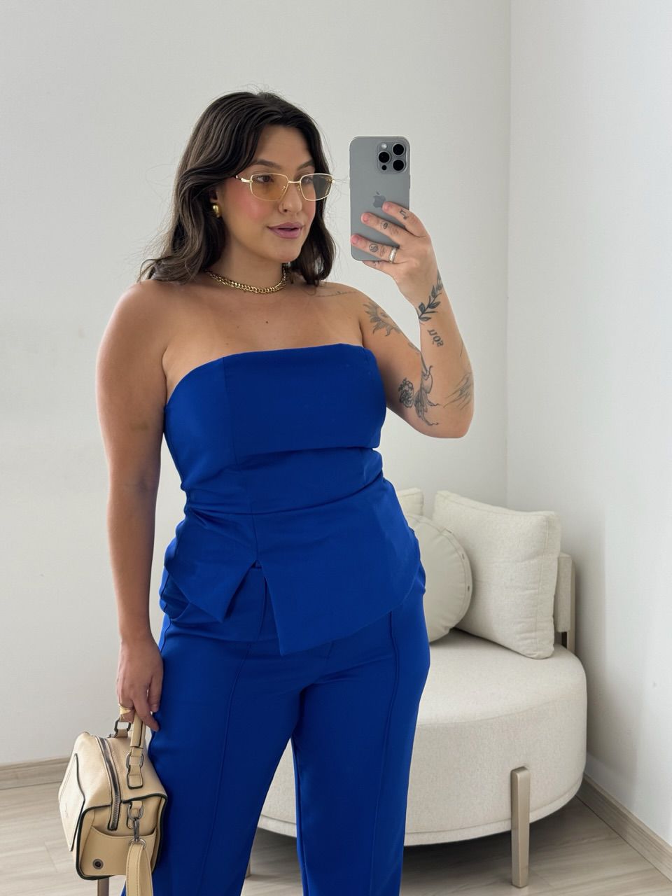 CONJUNTO LANA TOMARA QUE CAIA AZUL